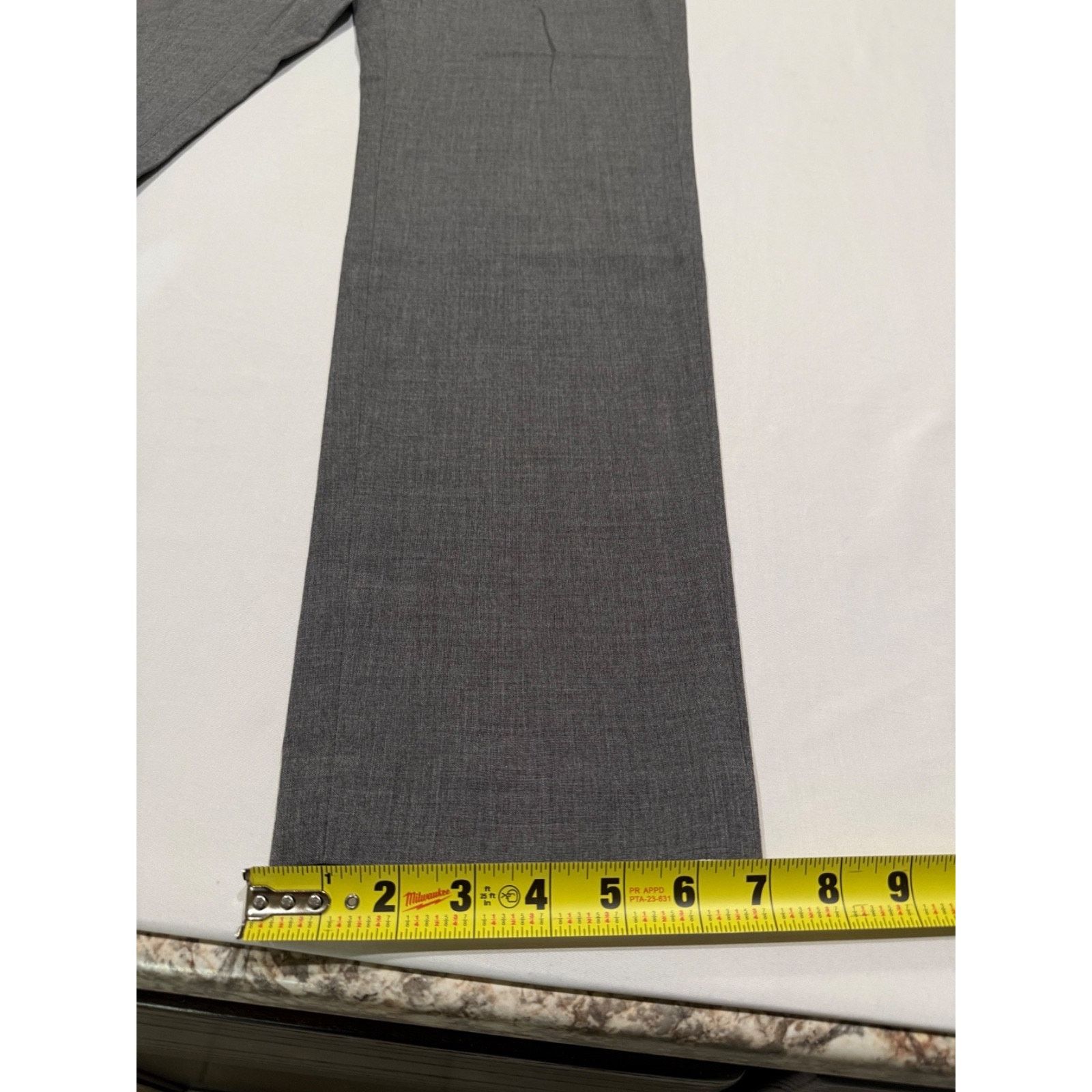 H&M H&M Dress Pants Men's Gray Slim Fit Straight Leg 38 x 32 Size US 38 / EU 54 - 8 Thumbnail