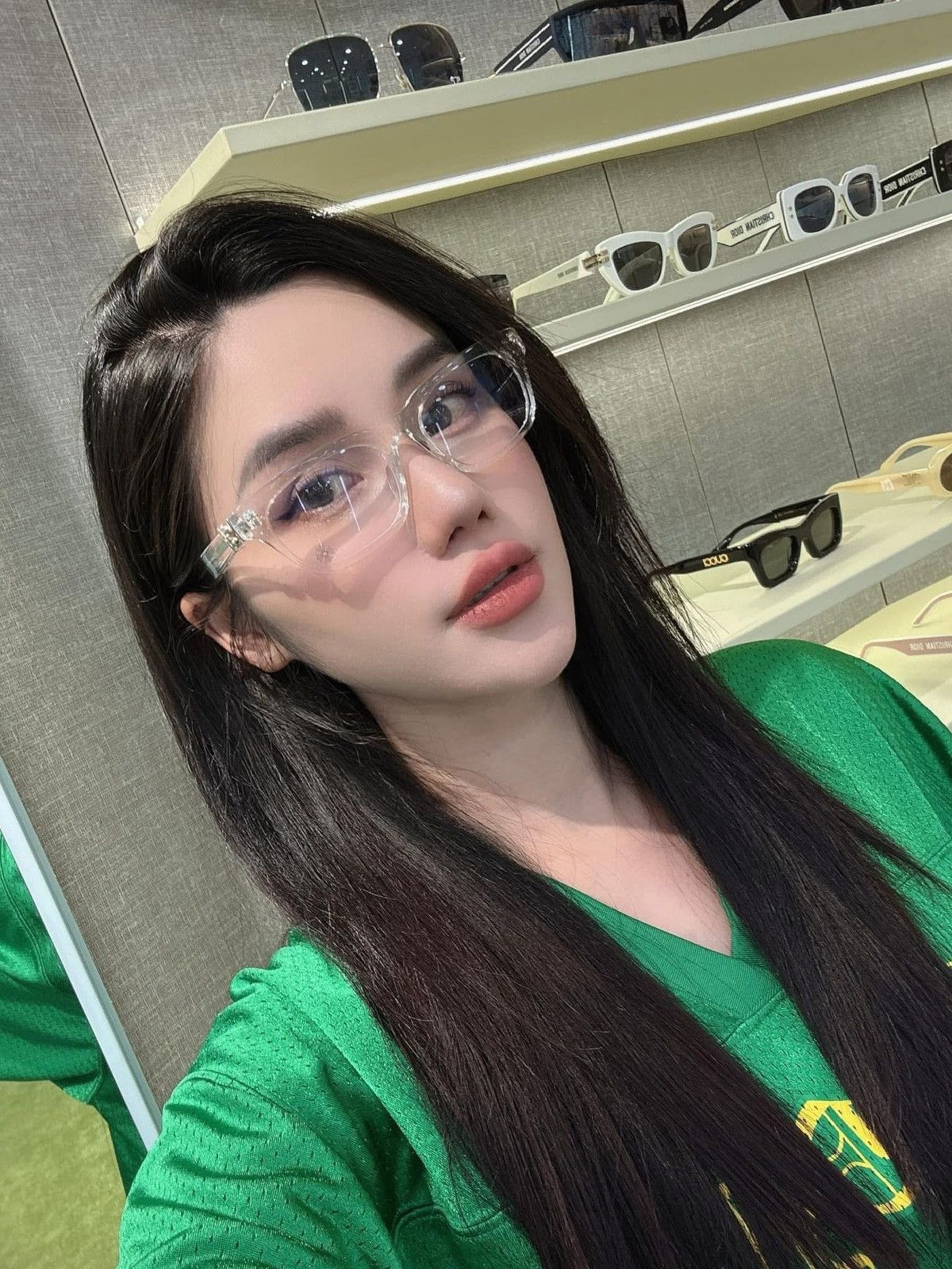 Chrome Hearts CHROME HEARTS GITTIN ANY ?-A CRYSTAL 18K GOLD PLATED GLASSES Size ONE SIZE - 12 Thumbnail