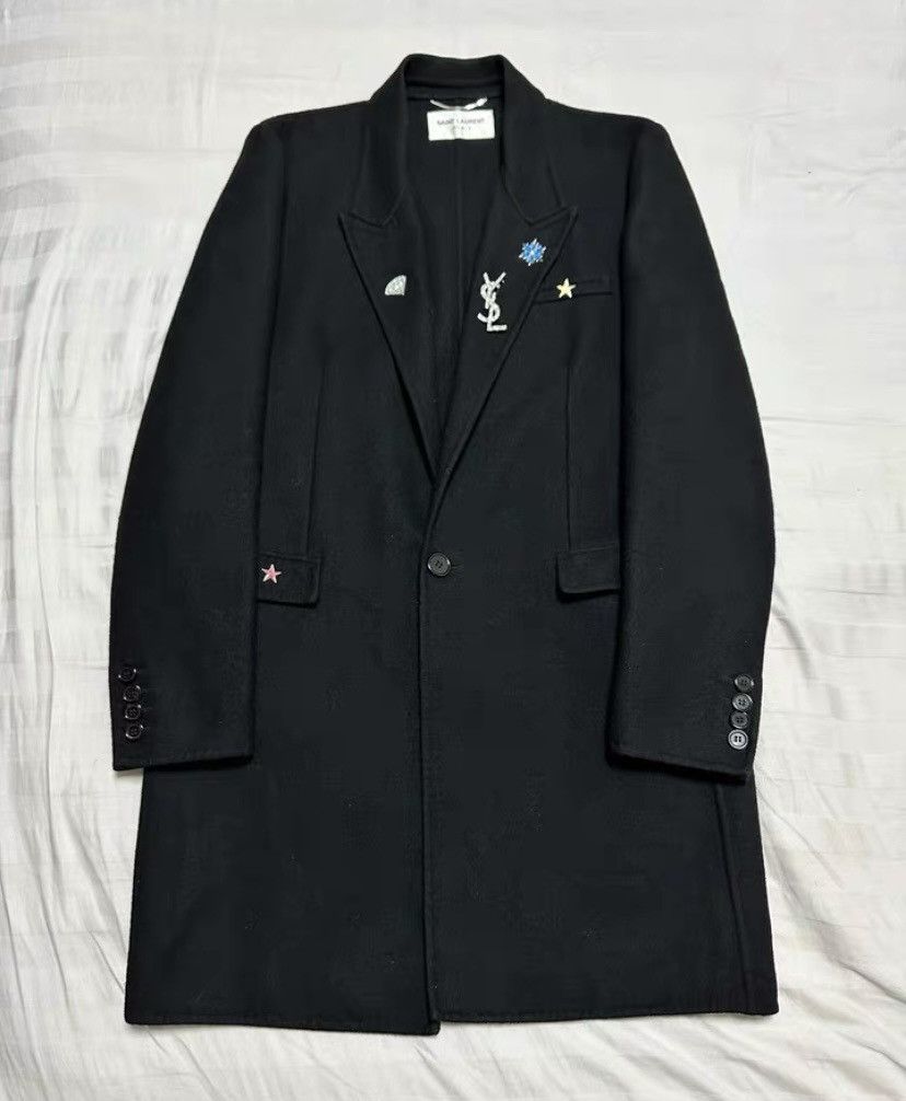 Saint Laurent Paris × Yves Saint Laurent Saint Laurent wool coat Size US M / EU 48-50 / 2 - 1 Thumbnail