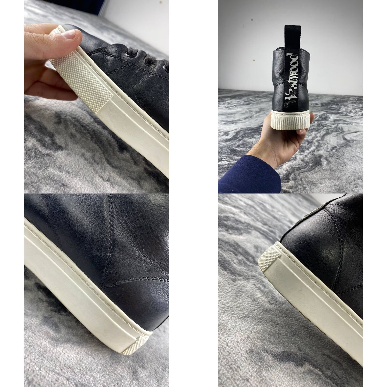 Vivienne Westwood Vivienne Westwood Leather Sneakers Men Size 40 Black Size US 10 / EU 43 - 8 Thumbnail