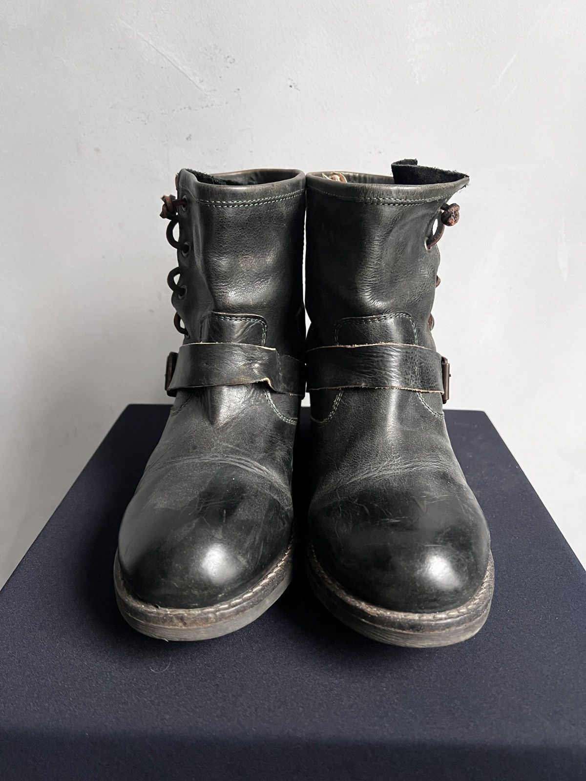 Buffalo London Buffalo avant garde leather boots style Airstep green Size US 7 / EU 40 - 9 Thumbnail