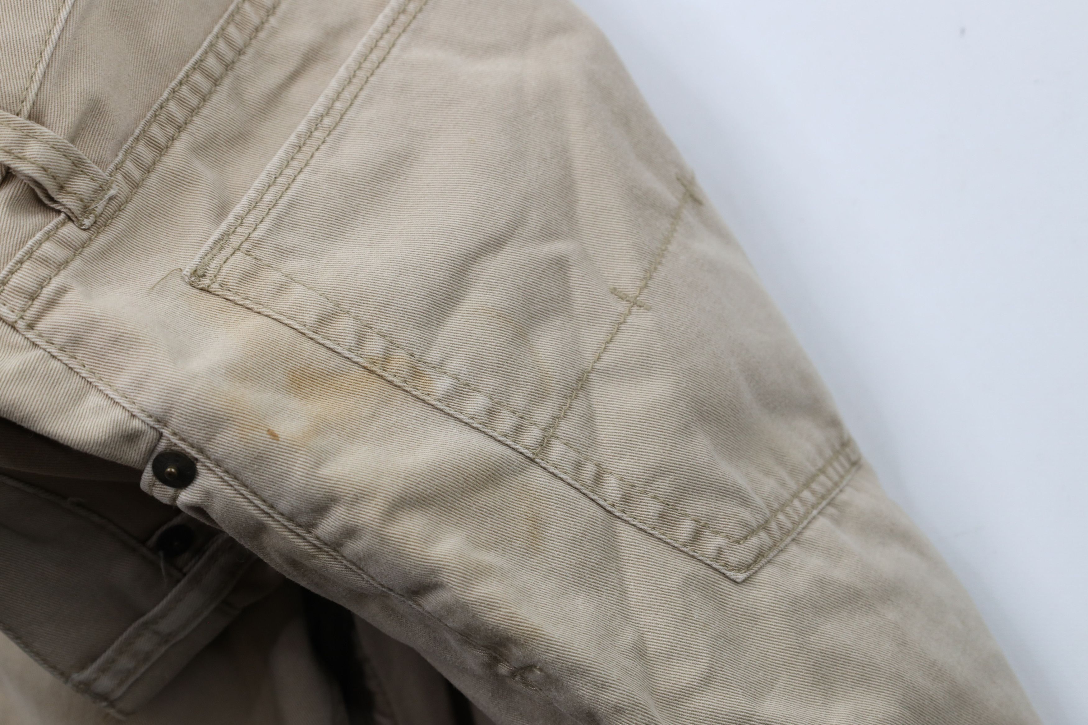 Ralph Lauren × Vintage Deadstock Vintage Ralph Lauren Leg Cotton Twill Pants Beige Size US 34 / EU 50 - 10 Thumbnail