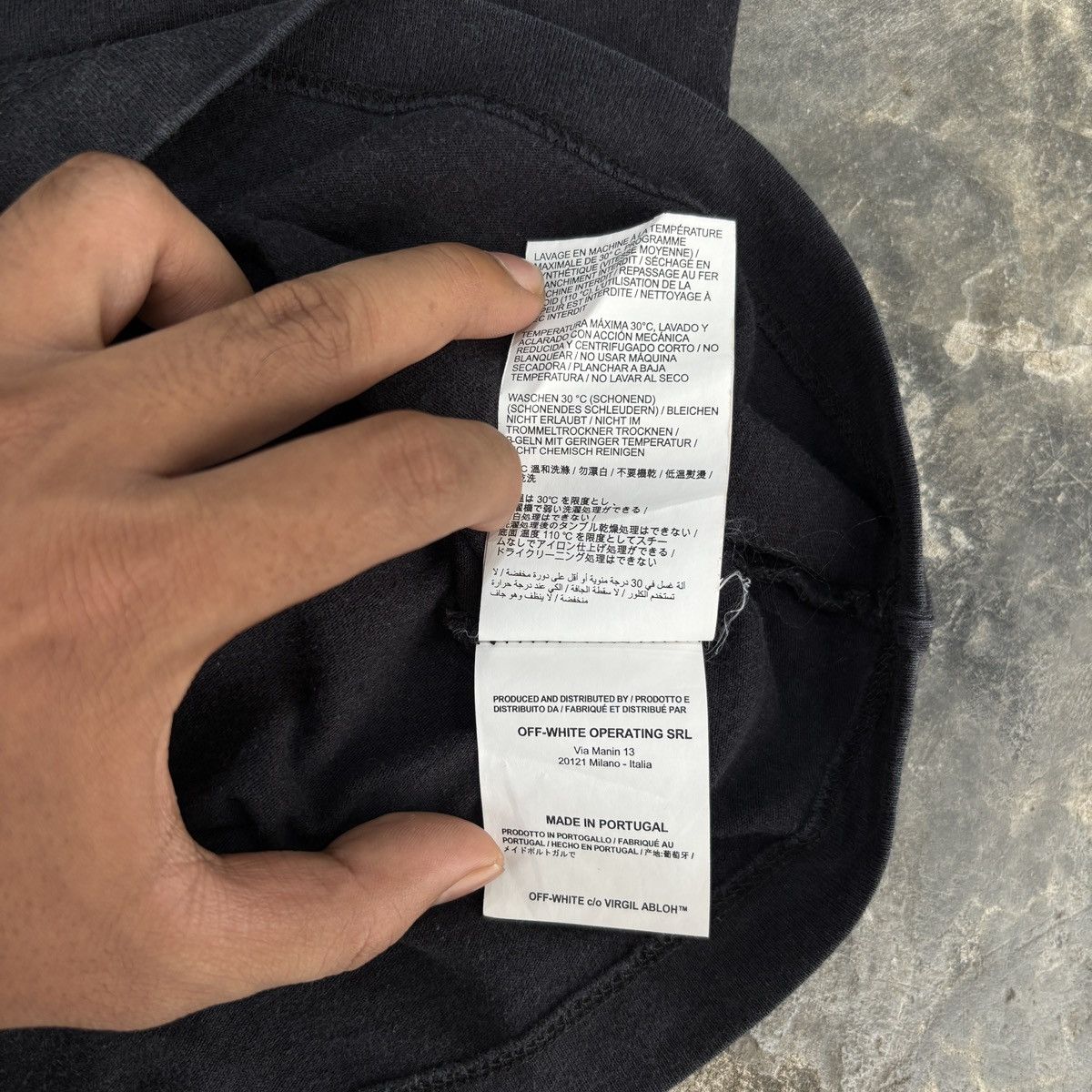 Off-White Off-white diagonal skull logo tee Size US M / EU 48-50 / 2 - 11 Thumbnail