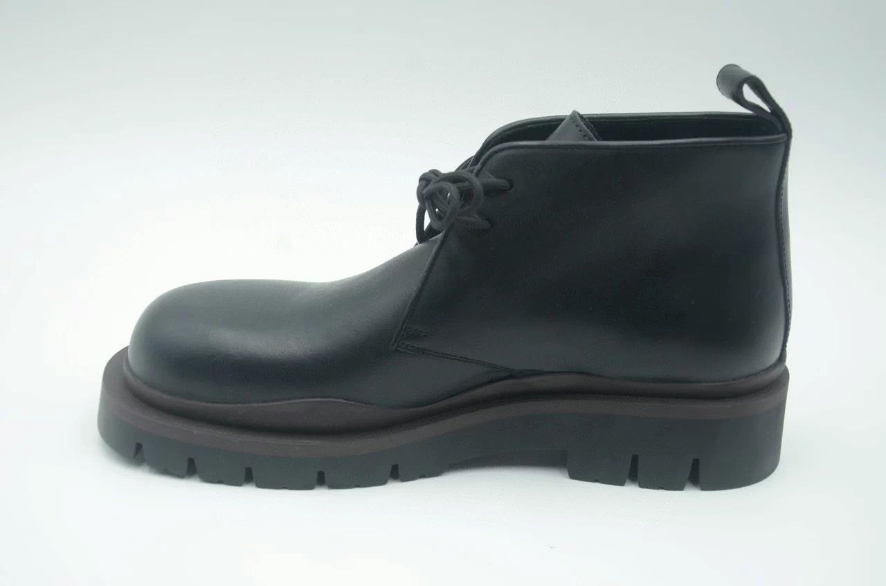 Bottega Veneta BV Men's Black Platform Short Boots Size US 8.5 / EU 41-42 - 4 Thumbnail