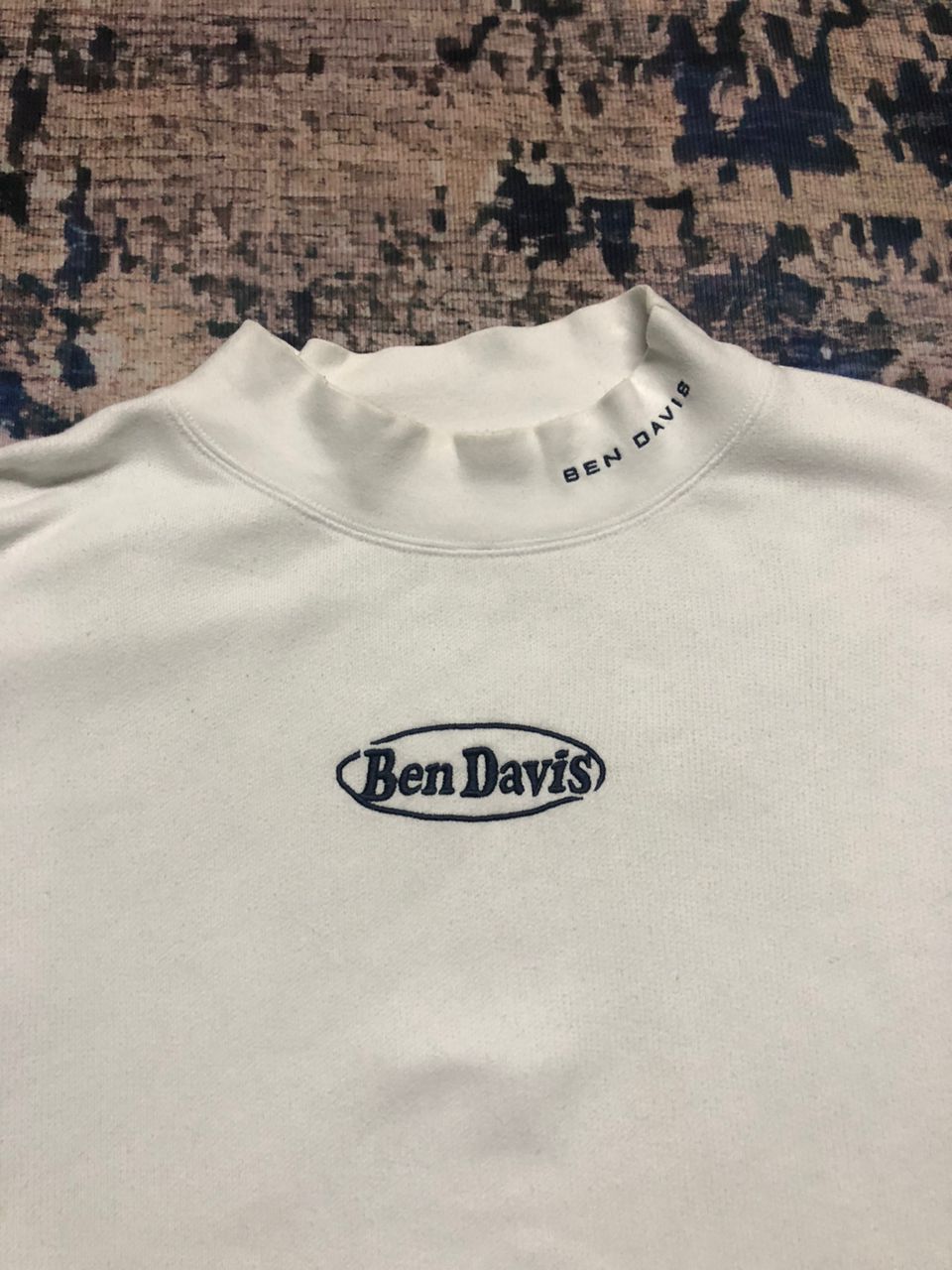 Ben Davis Ben Davis Center Spell Out White Sweatshirt Oversized Style Size US M / EU 48-50 / 2 - 3 Thumbnail