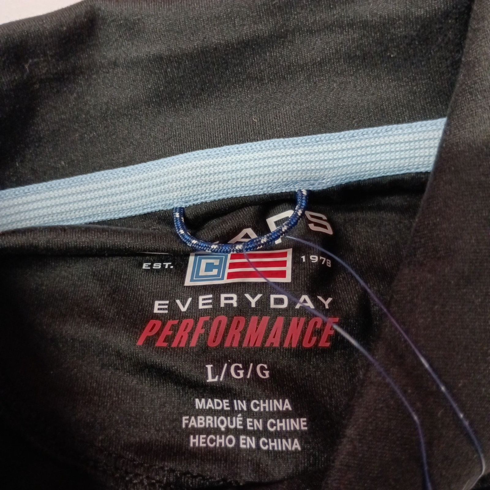Chaps Chaps Performance Polo Shirt Men's L Black Stretch DriWear Size US L / EU 52-54 / 3 - 3 Thumbnail