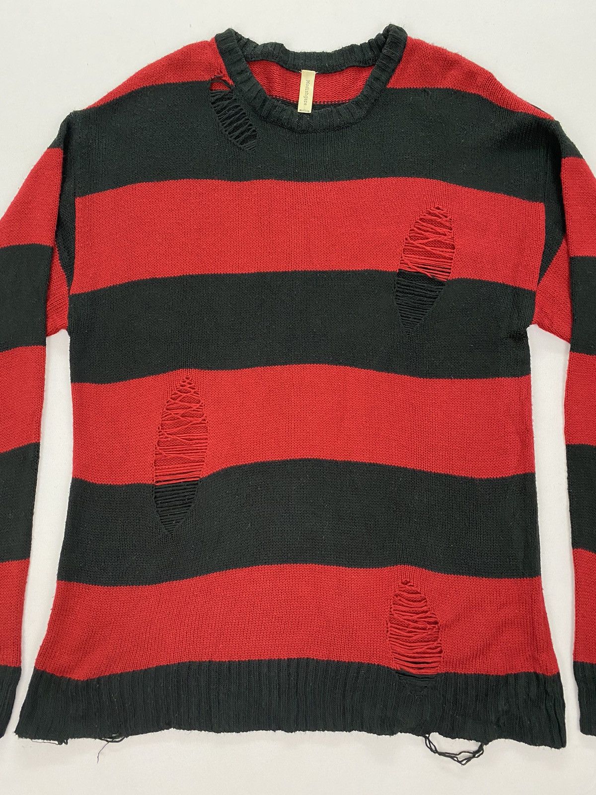Japanese Brand Modishgaze Distressed Knit Sweater Size US M / EU 48-50 / 2 - 4 Thumbnail