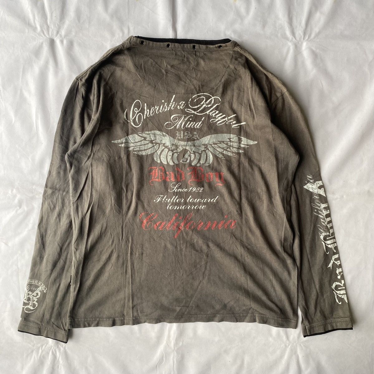 Beauty Beast × If Six Was Nine × Japanese Brand Punk Rock Bad Boy Cherish Playful Mind Double Layer Size US XL / EU 56 / 4 - 9 Thumbnail