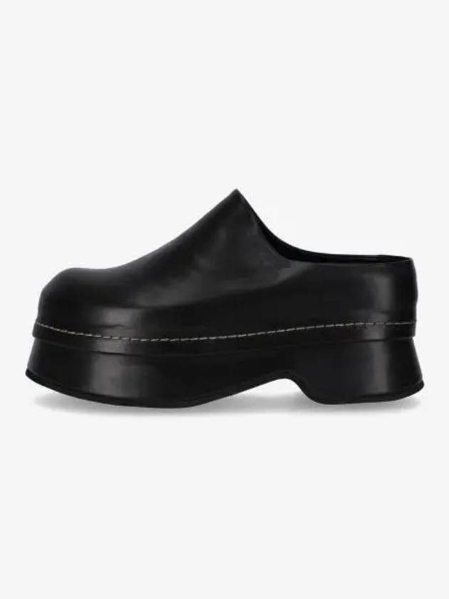 Alexander McQueen o1w1db10925 Stone Clog in Black Size US 9 / IT 39 - 2 Thumbnail