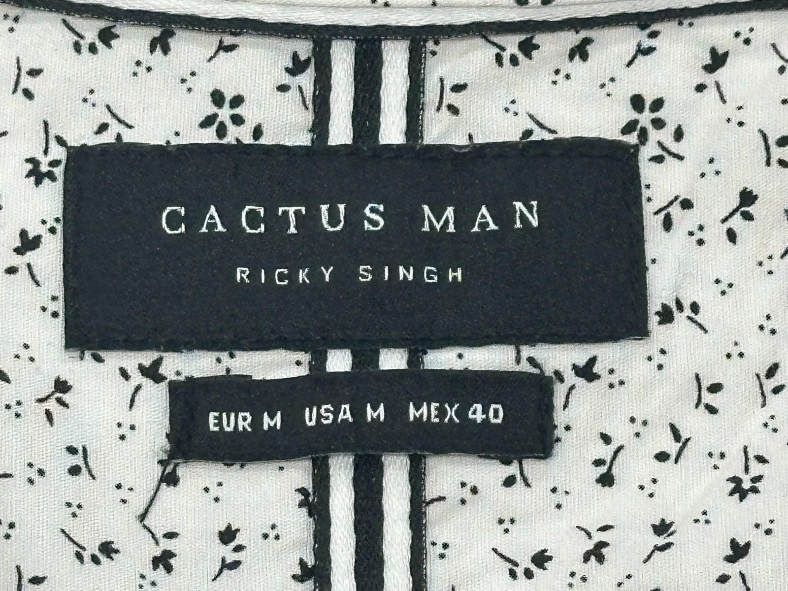 Cactus Plant Flea Market Cactus Man Ricky Singh Floral Cotton Button Up White Mens M Size US M / EU 48-50 / 2 - 3 Thumbnail
