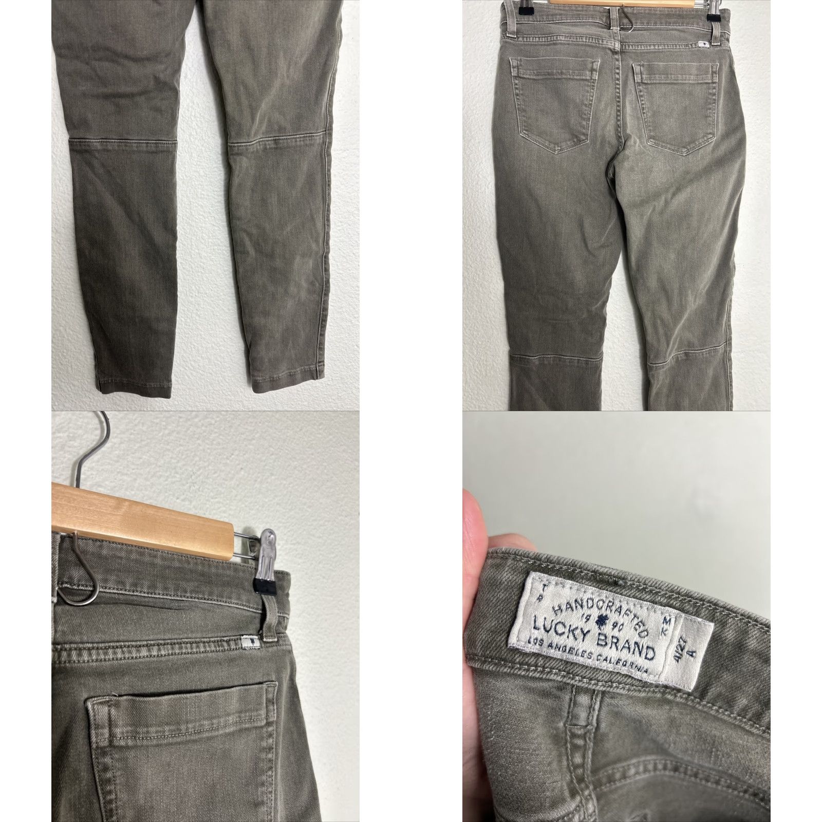 Lucky Brand Lucky Brand Women's Olive Green Brooke Skinny Moto Style Size 4 Jeans User: Lucky Brand Women's Olive Green Brooke Skinny Moto Style Size 4 Jeans Size 27" / US 4 / IT 40 - 8 Thumbnail