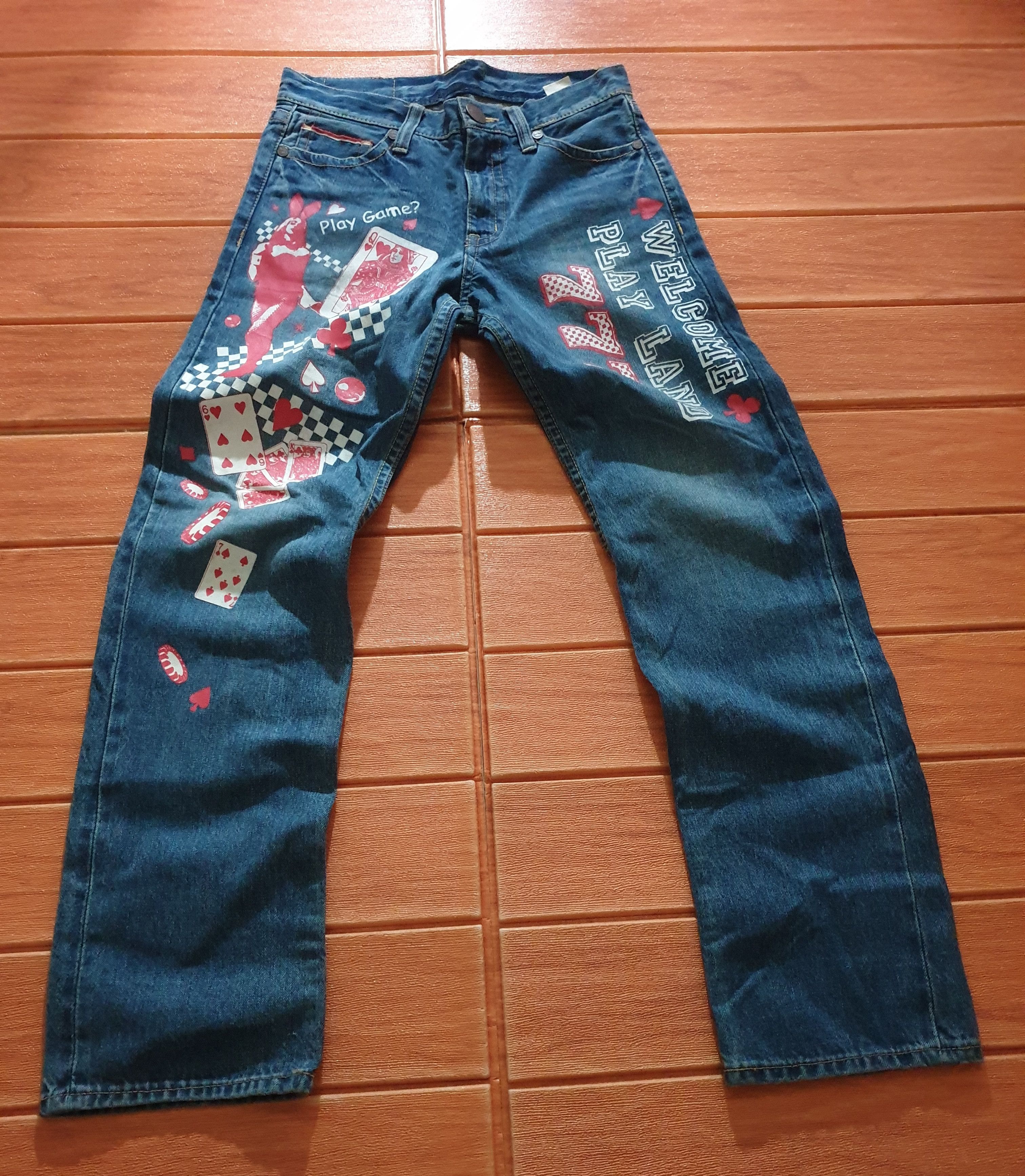 Japanese Brand 💥Coanolu Welcome the play land selvedge denim pant Size US 30 / EU 46 - 4 Thumbnail