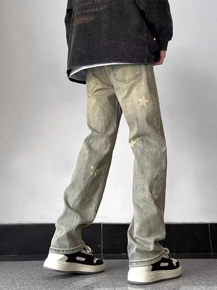 Japanese Brand Washed vintage straight leg jeans Size US 32 / EU 48 - 5 Thumbnail