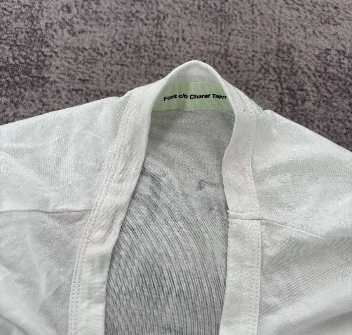 Off-White Off‑White White Portrait Short Sleeve Tee Size XS / US 0-2 / IT 36-38 - 7 Thumbnail