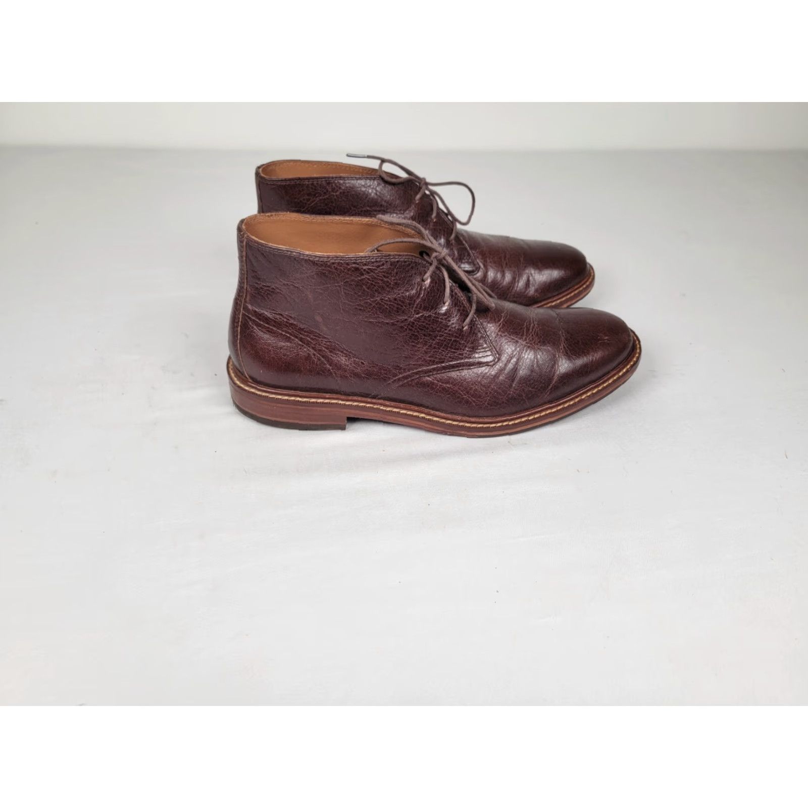 Cole Haan Cole Haan Brown Leather Size 8.5 M Chukka Style Lace Up Boots Mens Boots Leather Upper Ankle Shaft City Preppy Comfort Size US 9 / EU 42 - 4 Thumbnail