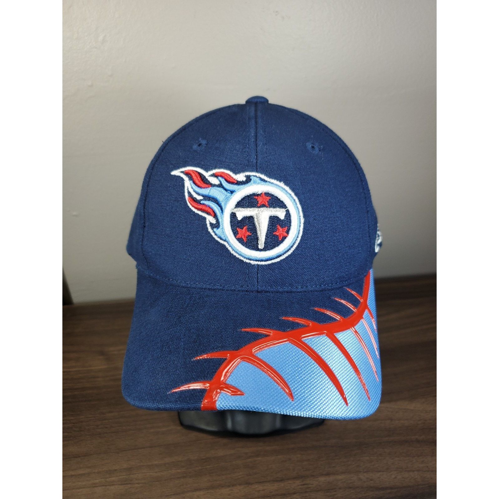 NFL × Reebok × Vintage Tennessee Titans Hat Cap PRO LINE Football Y2K Strap Back Size ONE SIZE - 3 Thumbnail