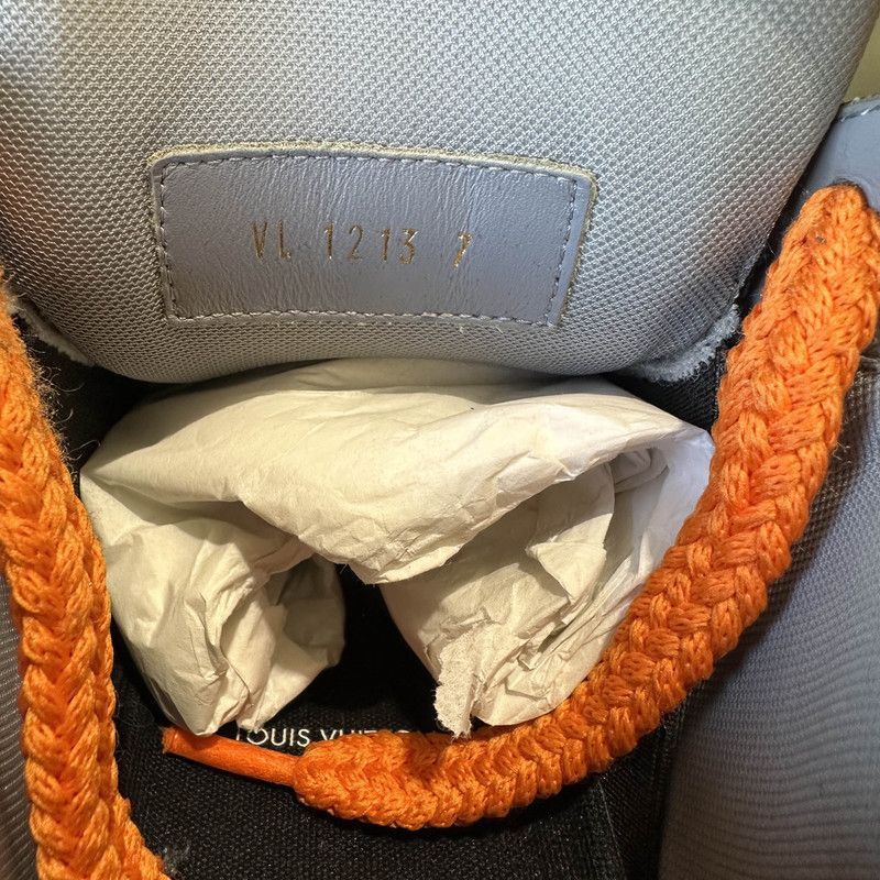 Louis Vuitton Louis Vuitton Trainer Maxi Sneakers in Gray Orange -2508 Size US 8 / EU 41 - 2 Thumbnail