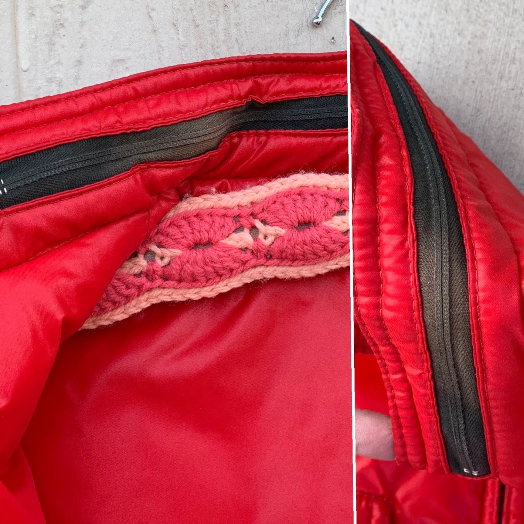 Obermeyer VINTAGE Obermeyer Shiny Red Nylon Ski Jacket Coat Ladies Medium 70s 80s 1970s Size M / US 6-8 / IT 42-44 - 5 Thumbnail