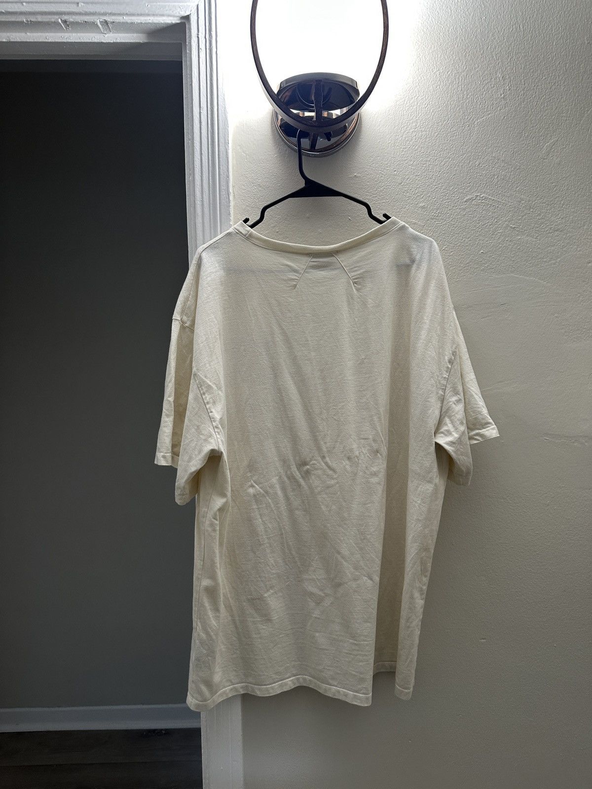 Rhude Rhude cream oversized tee - red rhude logo Size US XL / EU 56 / 4 - 3 Thumbnail
