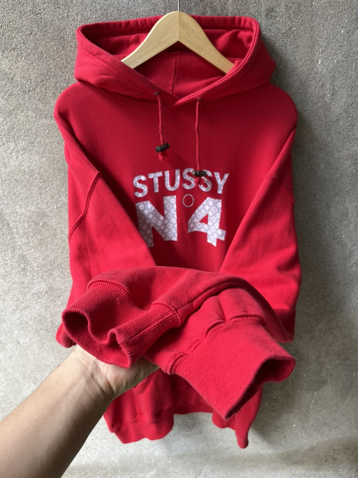 Stussy Vintage 1990s stussy parka hoodie N4 monogram Size US XL / EU 56 / 4 - 4 Thumbnail