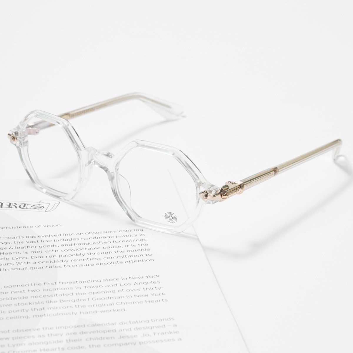 Chrome Hearts CHROME HEARTS CLITCO CRYSTAL GLASSES Size ONE SIZE - 2 Thumbnail