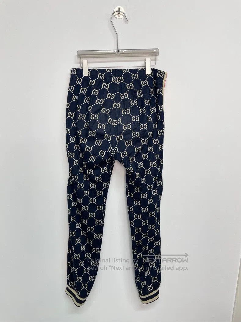 Gucci Gucci SizeM Blue printed school uniform pants Size US 31 - 5 Thumbnail