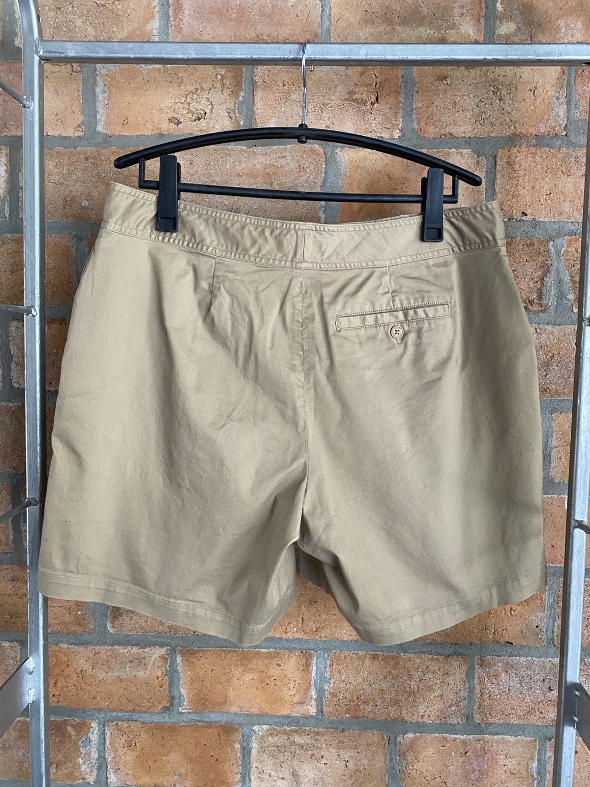 Ralph Lauren LAUREN RALPH Beige Tailored Shorts with Gold Rope Belt Size 36" / US 14 / IT 50 - 2 Thumbnail