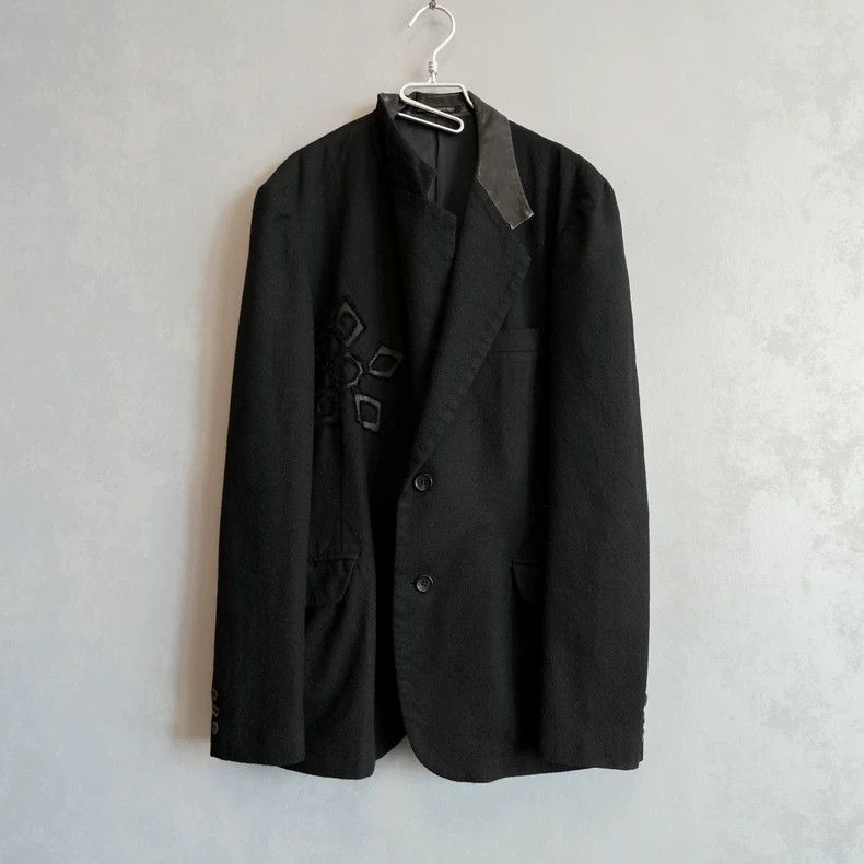 Yohji Yamamoto Yohji Yamamoto Patchwork Wool Jacket Size US M / EU 48-50 / 2 - 1 Thumbnail