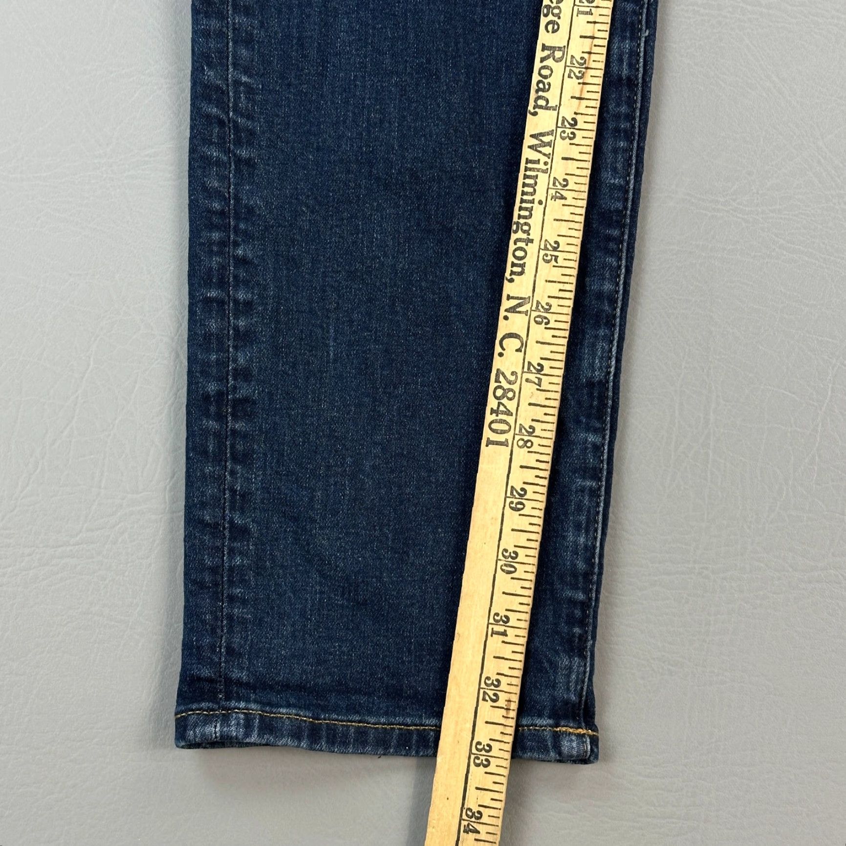 American Eagle Outfitters American Eagle Jeans Mens 34x34 Dark Wash Athletic Fit Stretch Casual Denim 5-Pocket 34x33 Blue Cotton Blend Size US 34 / EU 50 - 3 Thumbnail