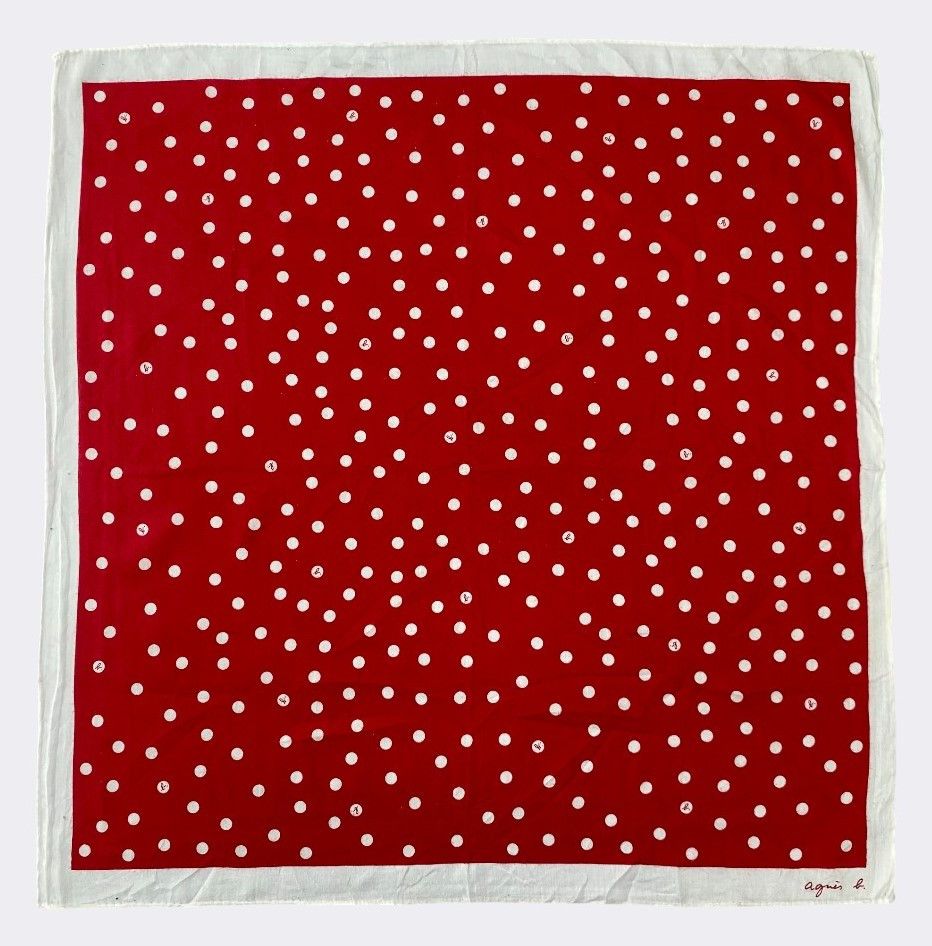 agnes b. Vintage Agnes B Handkerchief Neckerchief Bandana H256R Size ONE SIZE - 1 Thumbnail