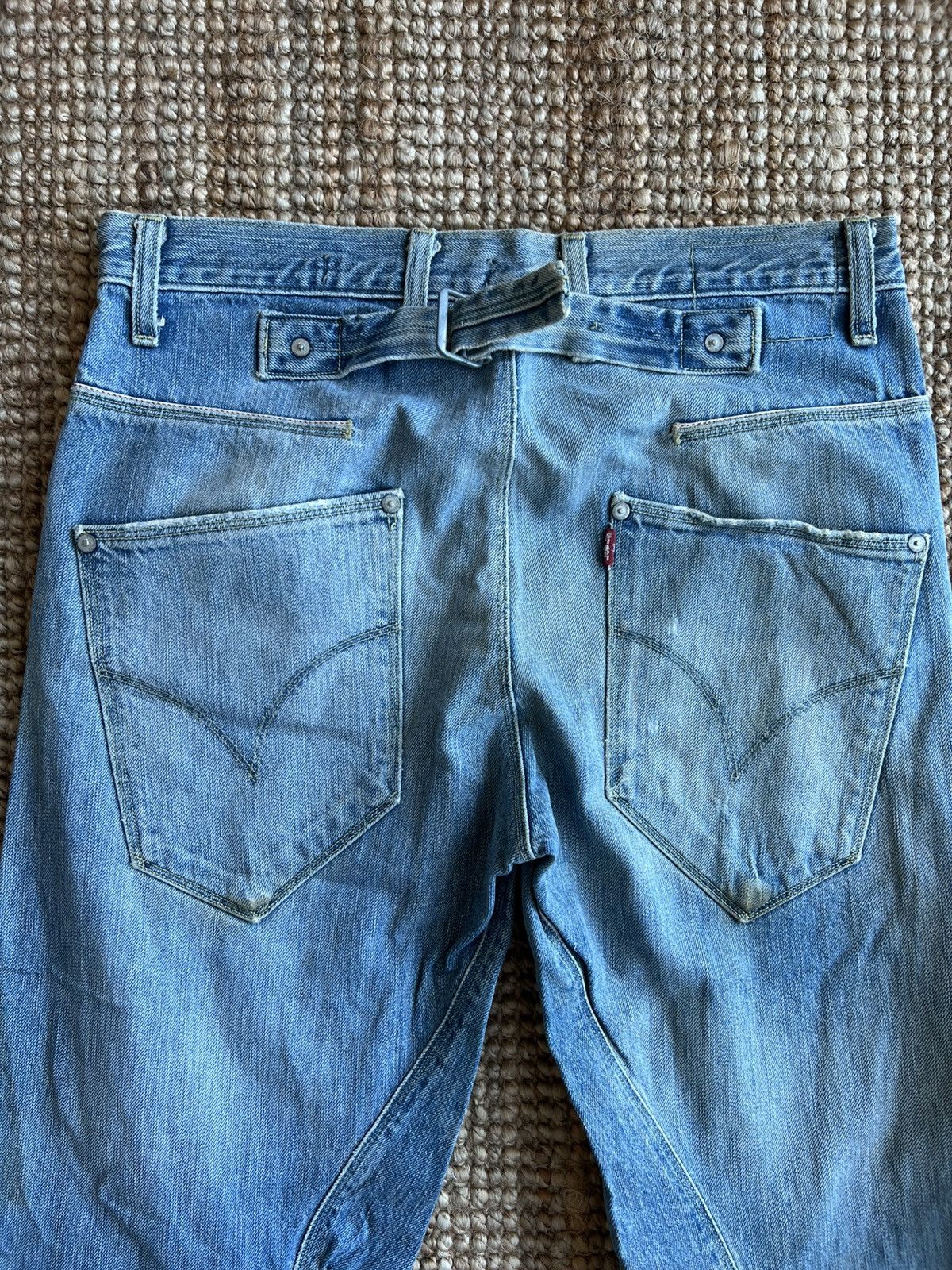 Levi's Levis Engineered Jeans Buckle Back Tag W31 Actual 33x33 Size US 31 - 6 Thumbnail