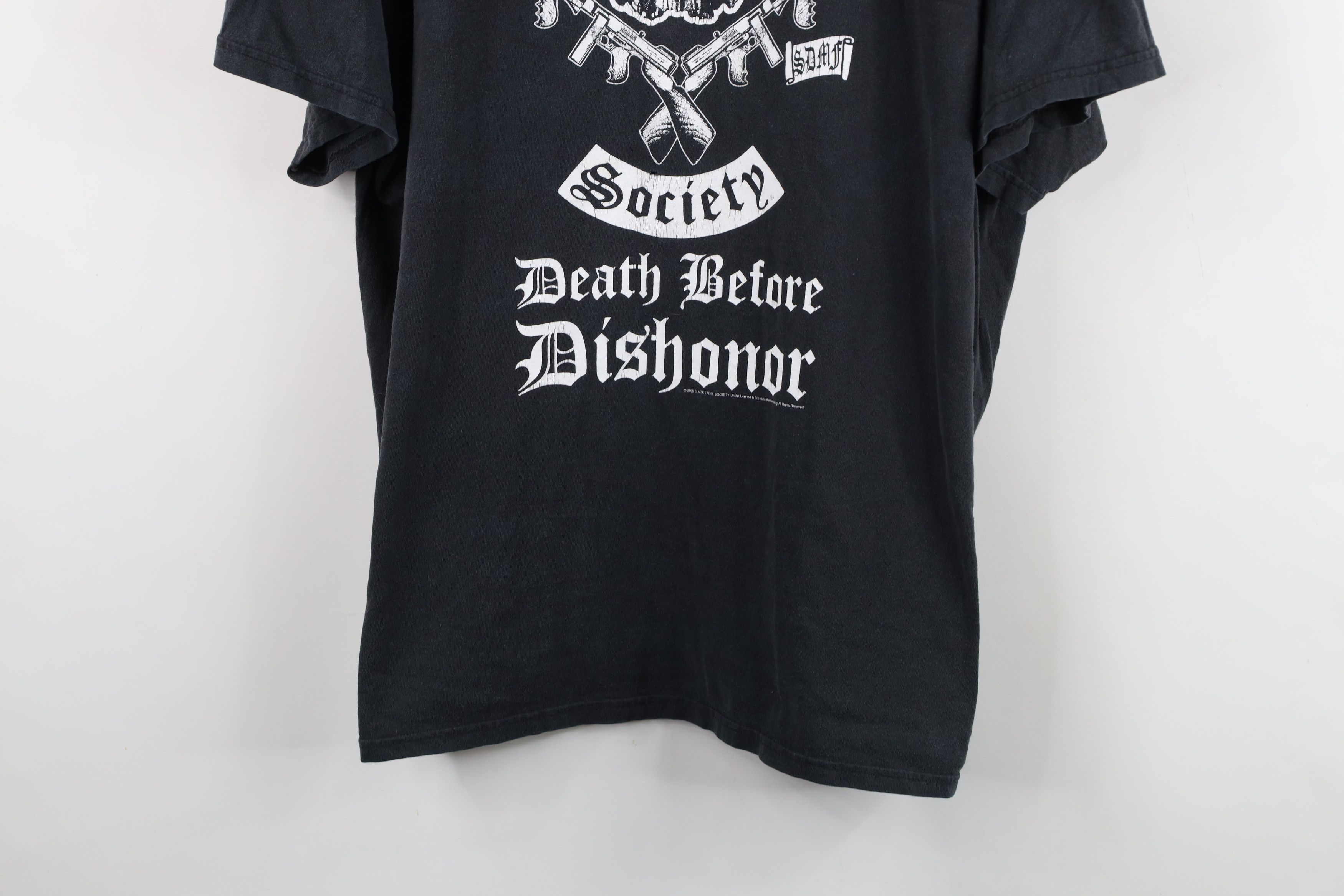 Vintage Vintage Label Society Death Before Dishonor Band T-Shirt Size US XXL / EU 58 / 5 - 3 Thumbnail