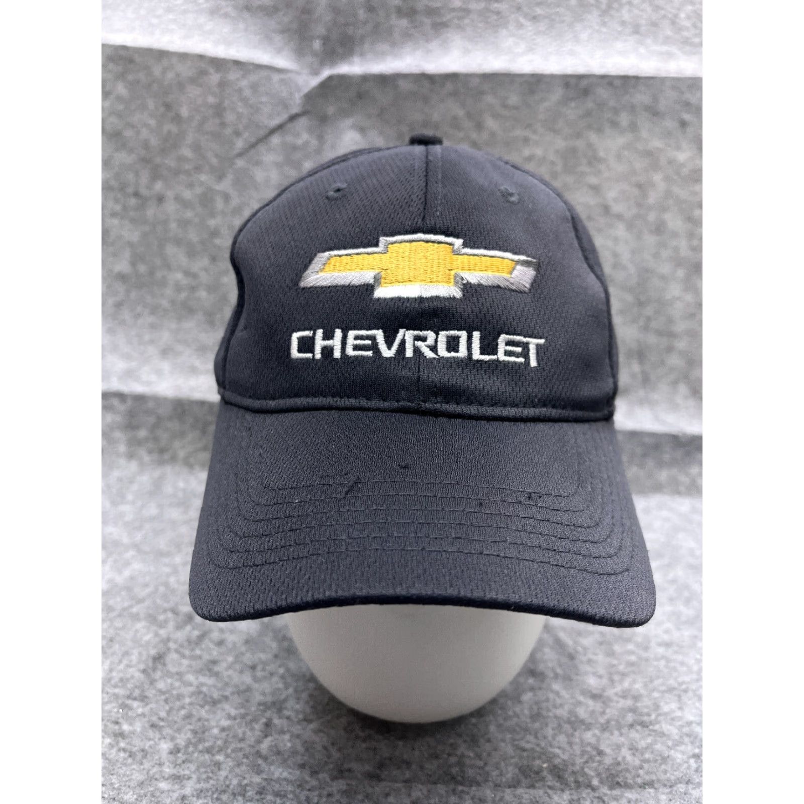Vintage Chevrolet Sport-Tek Hat Strap Back Adult One Size Gray 100% Polyester Size ONE SIZE - 2 Thumbnail