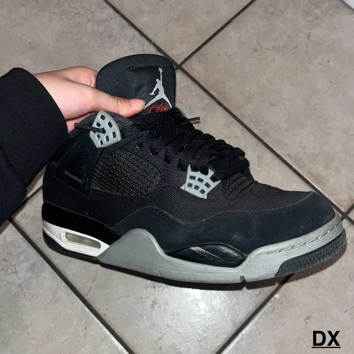Jordan Brand Offer a Price - 2022 Air Jordan 4 Retro SE Black Canvas Size US 10 / EU 43 - 9 Thumbnail