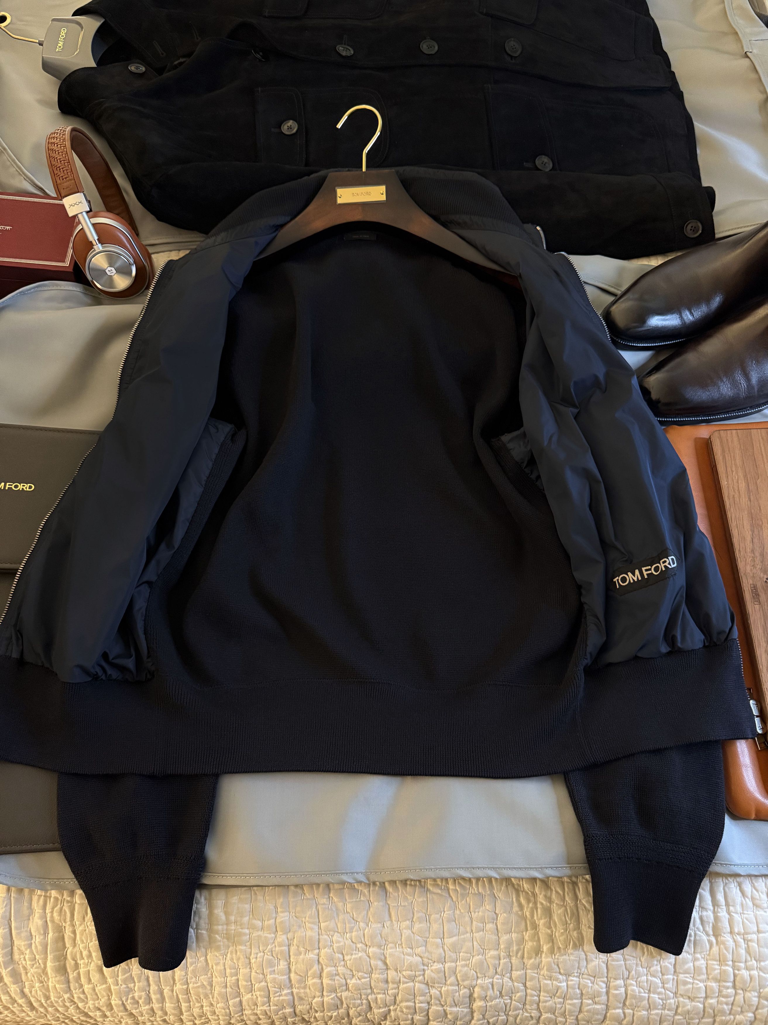Tom Ford Best Dressed Rare $4,350 w/tax TOM FORD Panel Knit Jacket Size US M / EU 48-50 / 2 - 11 Thumbnail