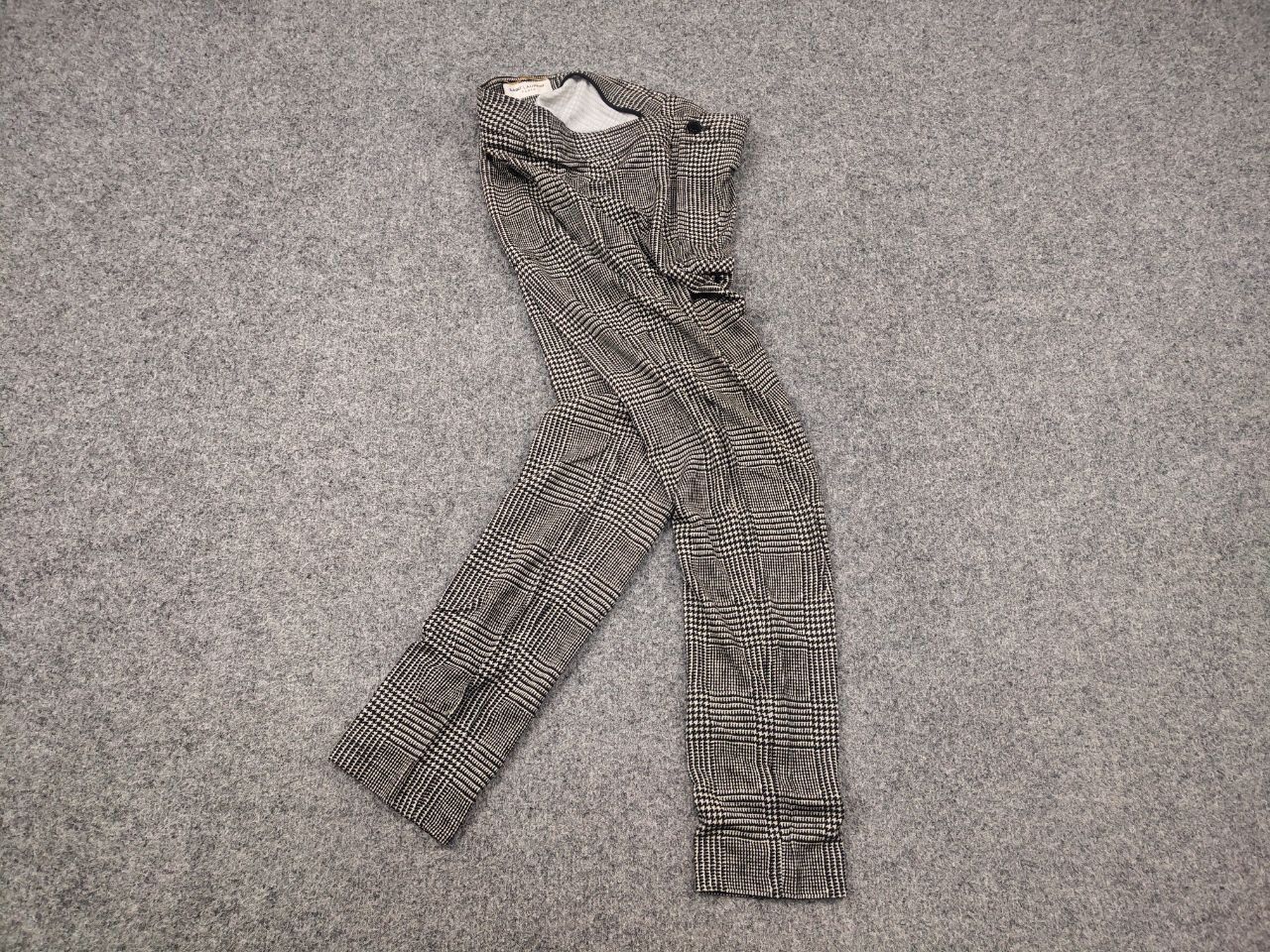 Yves Saint Laurent Saint Laurent check Skinny Jersey Leggings Trousers pants Size 30" / US 8 / IT 44 - 6 Thumbnail
