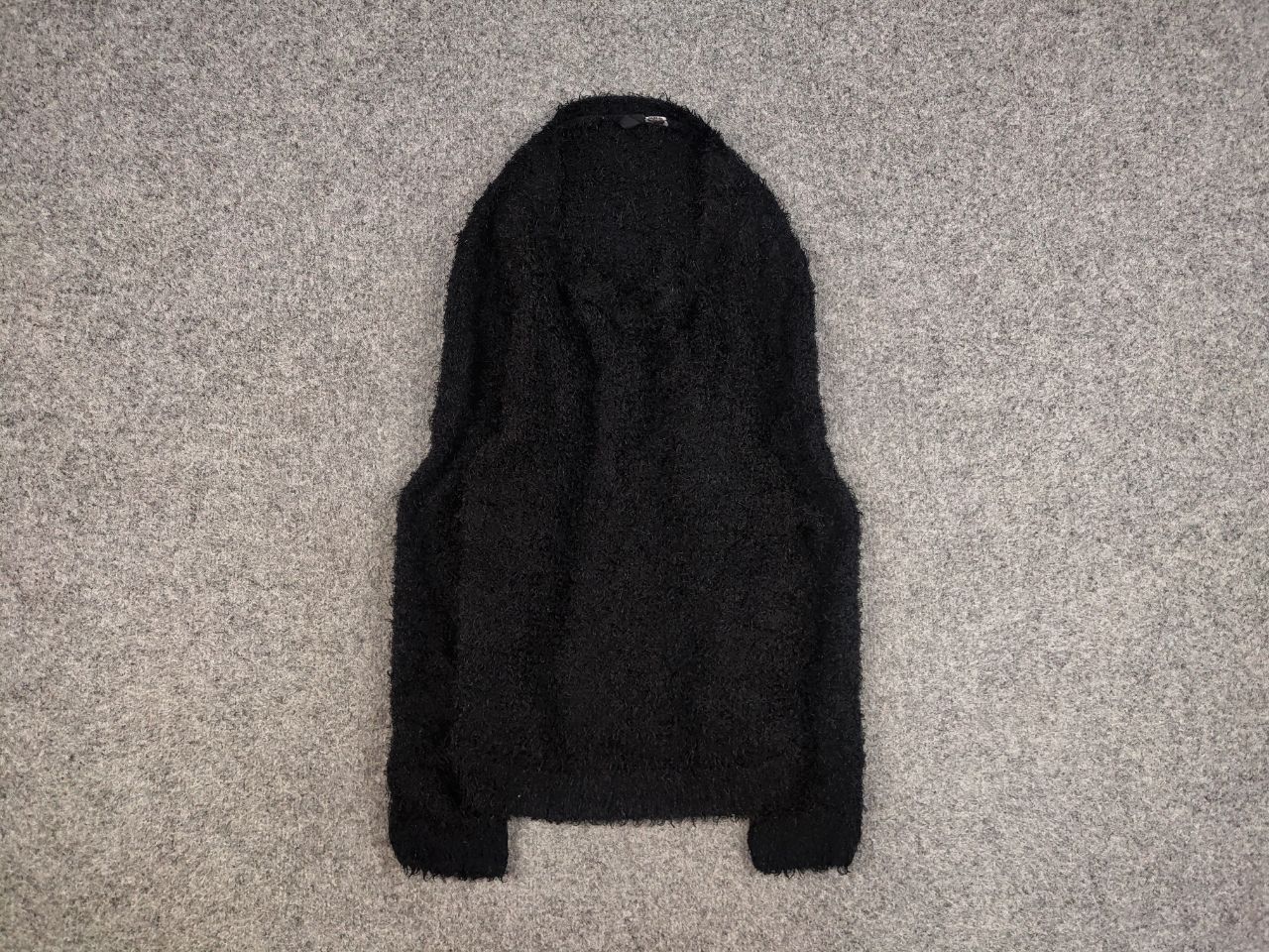 Japanese Brand Vintage 90's Japanese Black Mohair Style Fuzzy Sweater Size US S / EU 44-46 / 1 - 1 Thumbnail