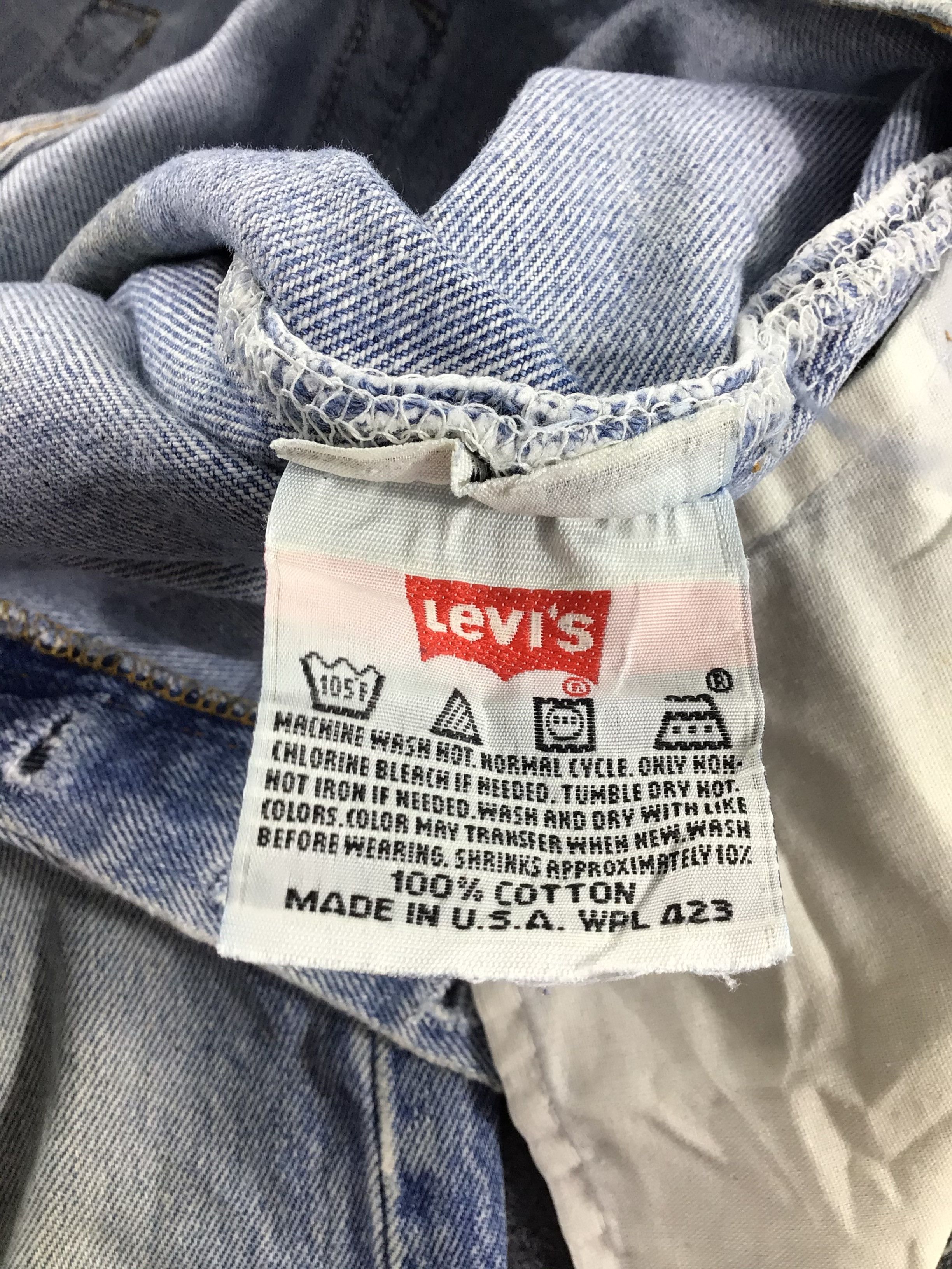 Levi's Vintage 90s Levis 501 Jeans-J358 Size US 28 / EU 44 - 10 Thumbnail