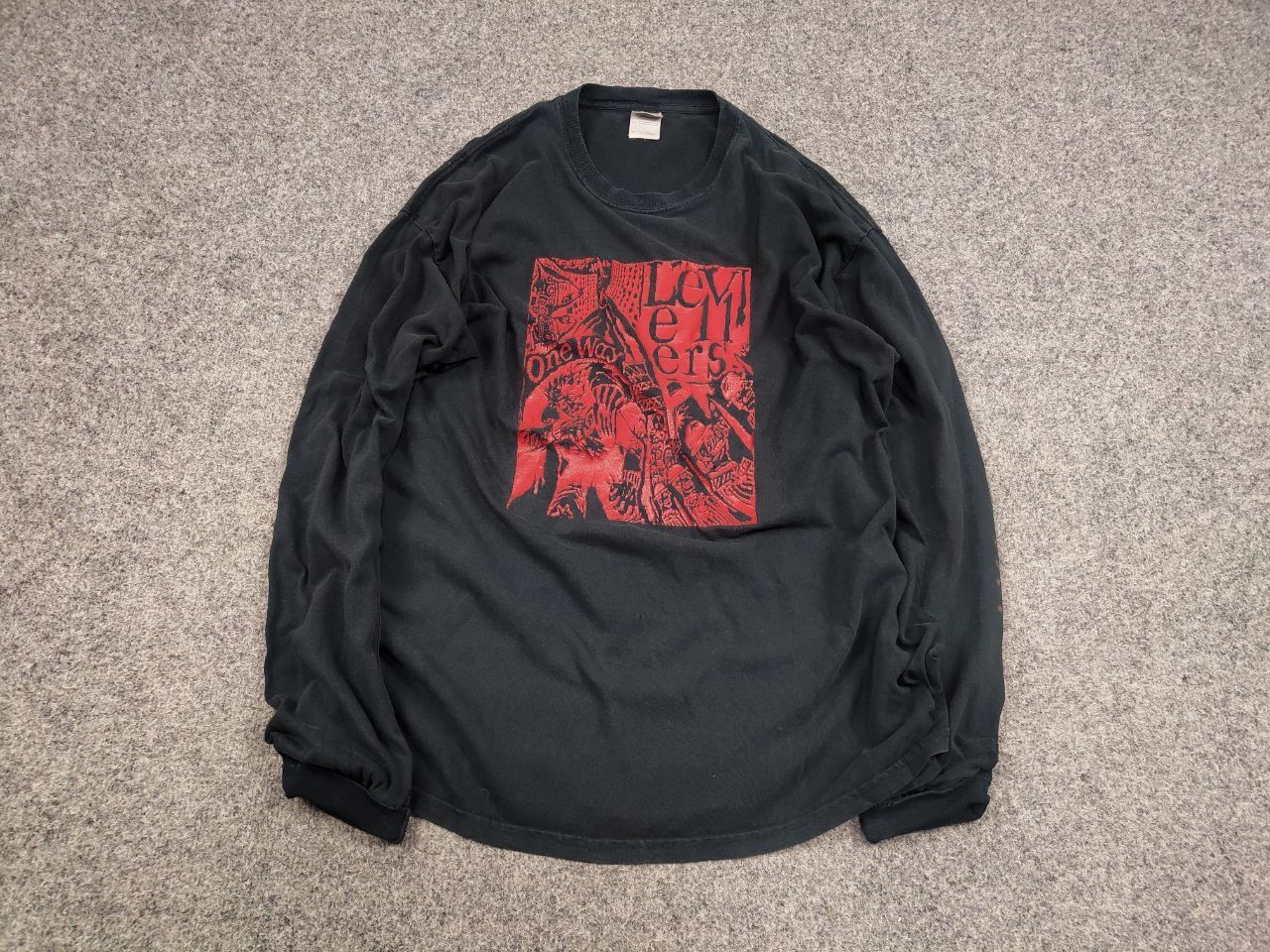 Band Tees Vintage 90's The Levellers One Way Band Long sleeve T-Shirt Size US XL / EU 56 / 4 - 2 Thumbnail