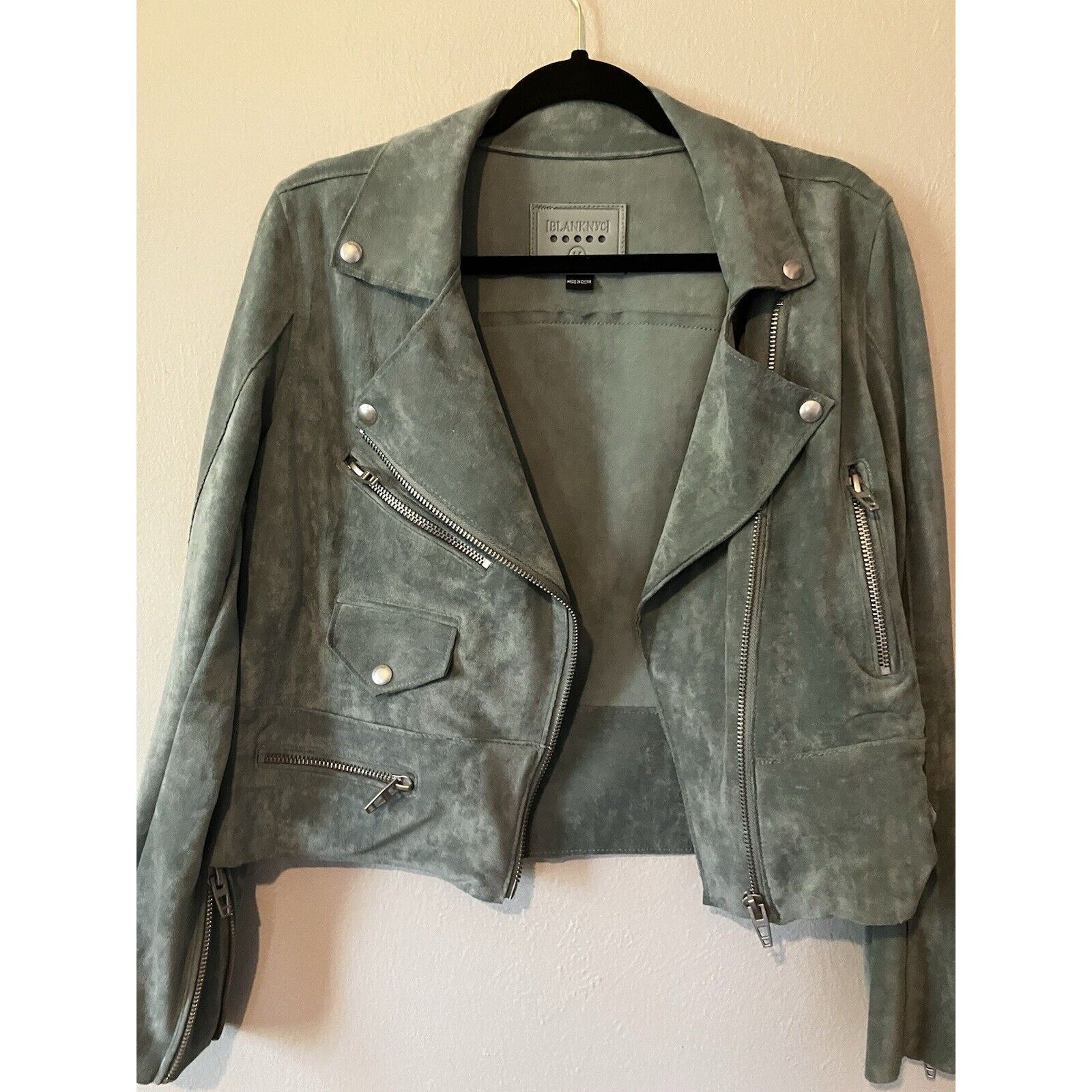 BLANKNYC Blank NYC Jacket Beige Faux leather olive green Size Medium Size M / US 6-8 / IT 42-44 - 2 Thumbnail