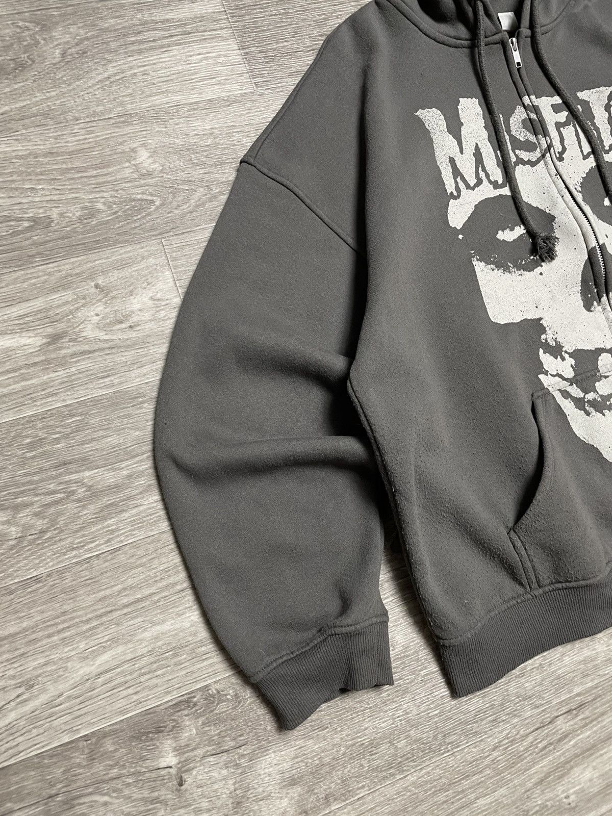 Misfits Misfits Big Logo Oversized Zip-Up Hoodie Y2K Rock Band Punk Size US L / EU 52-54 / 3 - 4 Thumbnail
