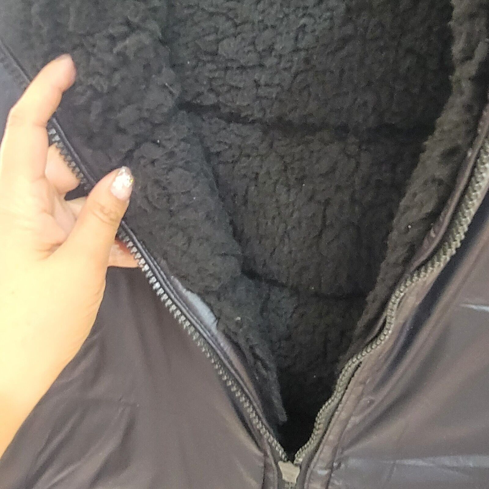 Calvin Klein ⭐Calvin Klein Size L Men’s Metallic Black Quilted Hooded Puf Size US L / EU 52-54 / 3 - 3 Thumbnail