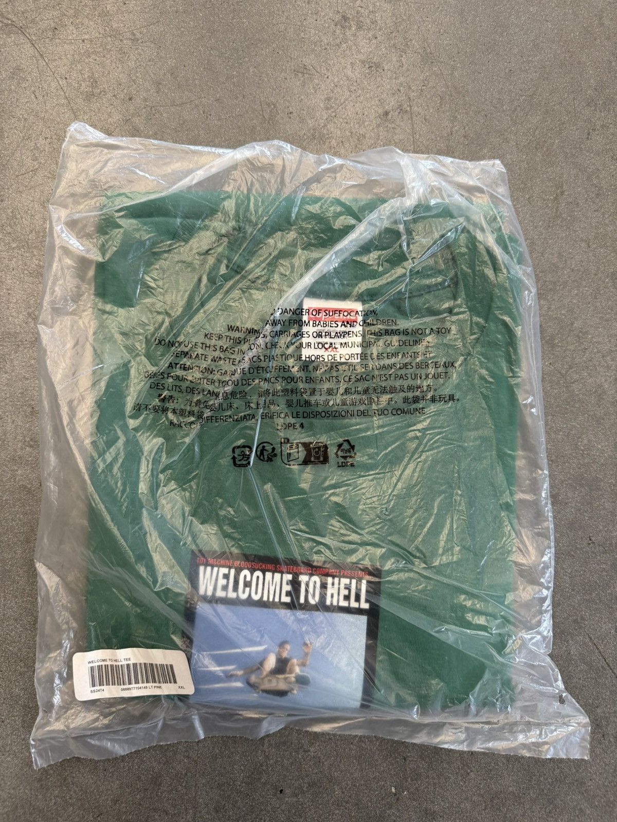 Supreme SS24 Supreme Welcome To Hell Tee Size US XXL / EU 58 / 5 - 3 Thumbnail