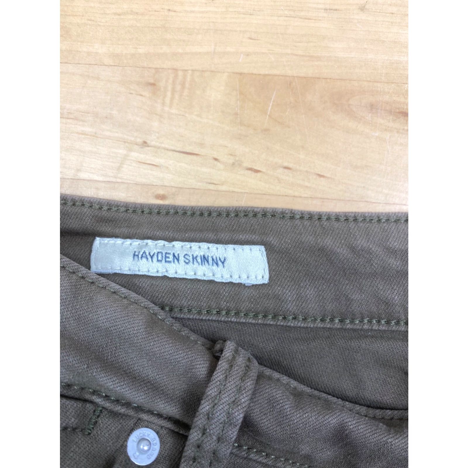 Lucky Brand Lucky Brand Jeans Women Skinny 10 Regular Brown Brown Green Casual Vintage No 7952 Size 32" / US 10 / IT 46 - 6 Thumbnail