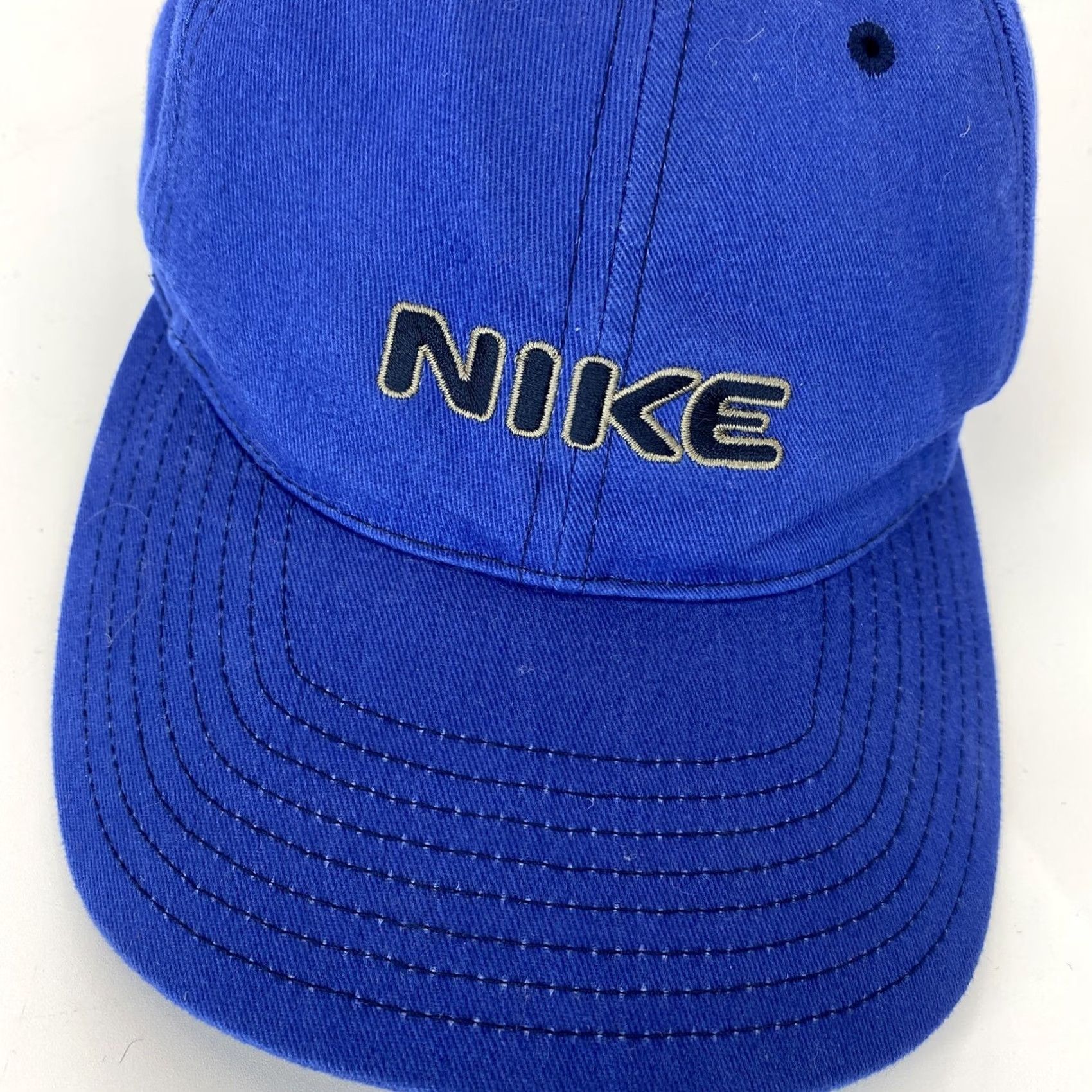 Nike Nike Hat Baseball Cap Unisex Adults One Size Blue Adjustable Swoosh Spell Out Cap Size ONE SIZE - 5 Thumbnail