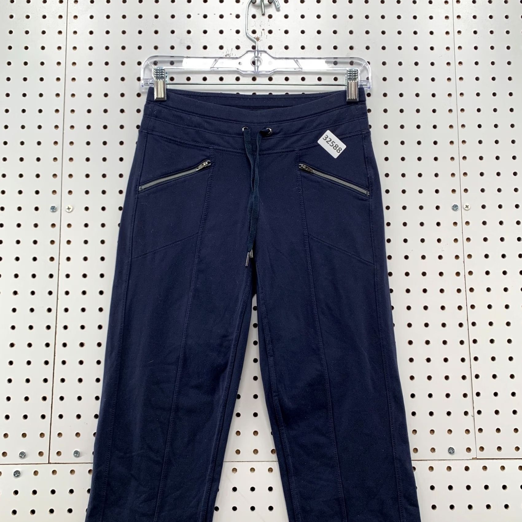Athleta ATHLETA Womens Joggers Lounge Pants Blue XXS Drawstring Ankle Slouch 25x23 Size 24" / US 00 / IT 34 - 2 Thumbnail