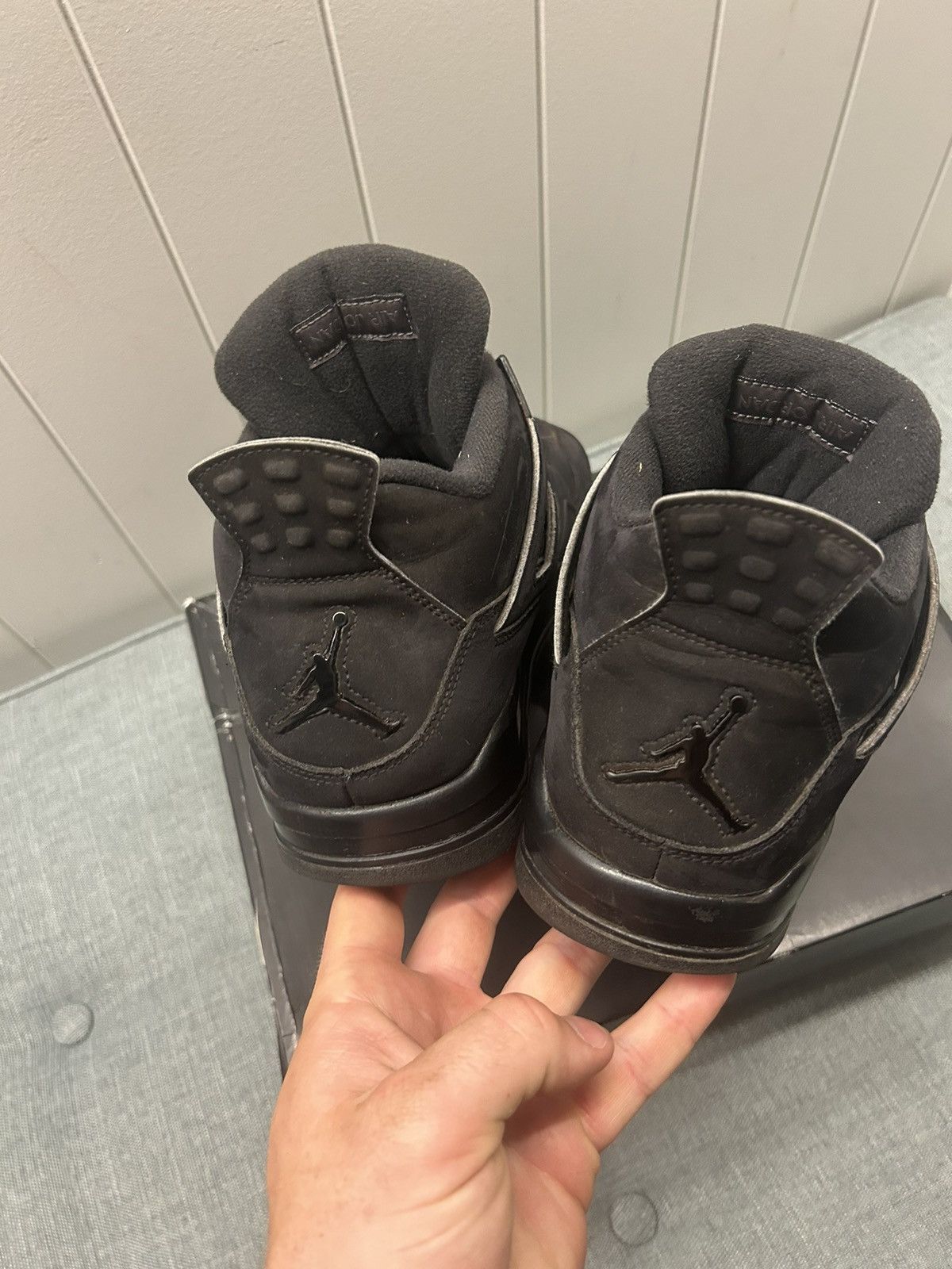 Jordan Brand Air Jordan 4 “Black Cat” 2020 Size US 13 / EU 46 - 5 Thumbnail