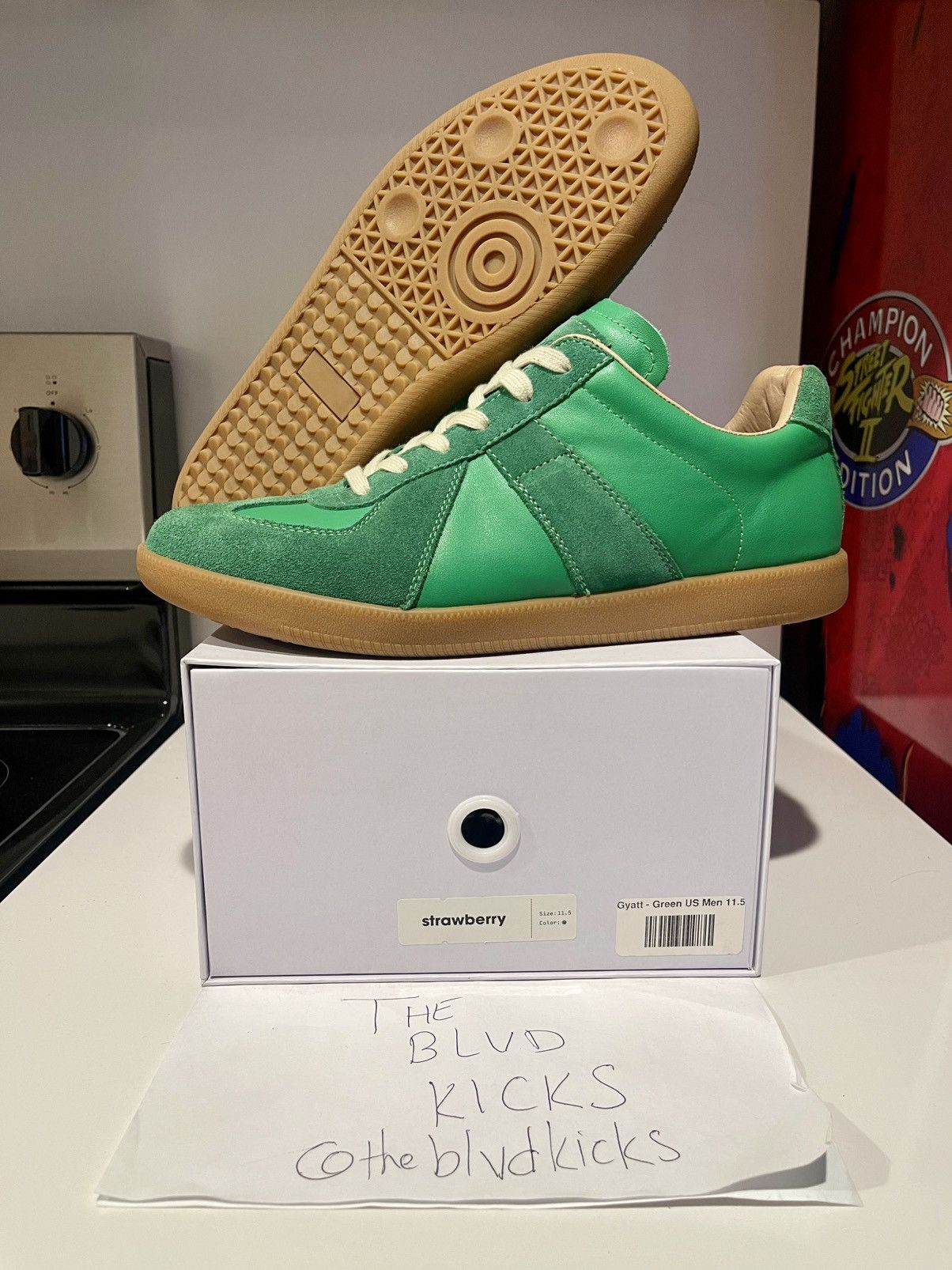 Strawberry Strawberry Gyatt GAT Green Size US 11.5 / EU 44-45 - 2 Thumbnail