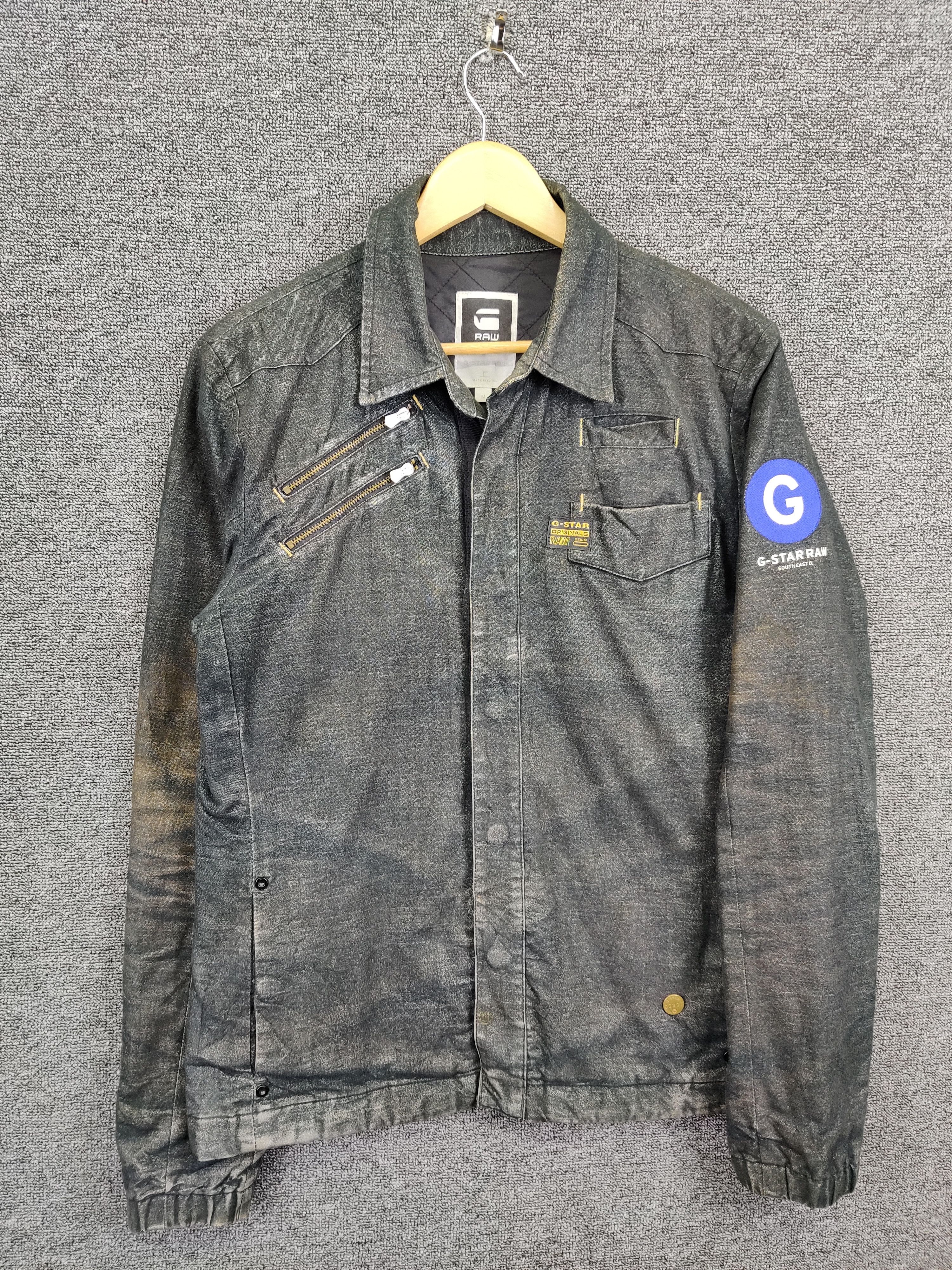 G-Star Raw Denim 3301 Sun Faded Overshirt Jacket