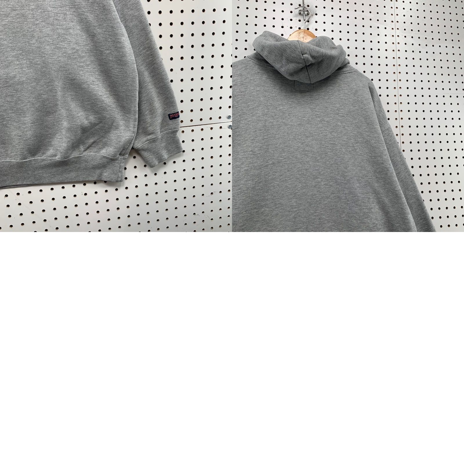 Jansport VINTAGE Columbia College Hoodie Sweatshirt Mens 2XL Gray Fleece Hooded Pullover Size US XXL / EU 58 / 5 - 9 Thumbnail